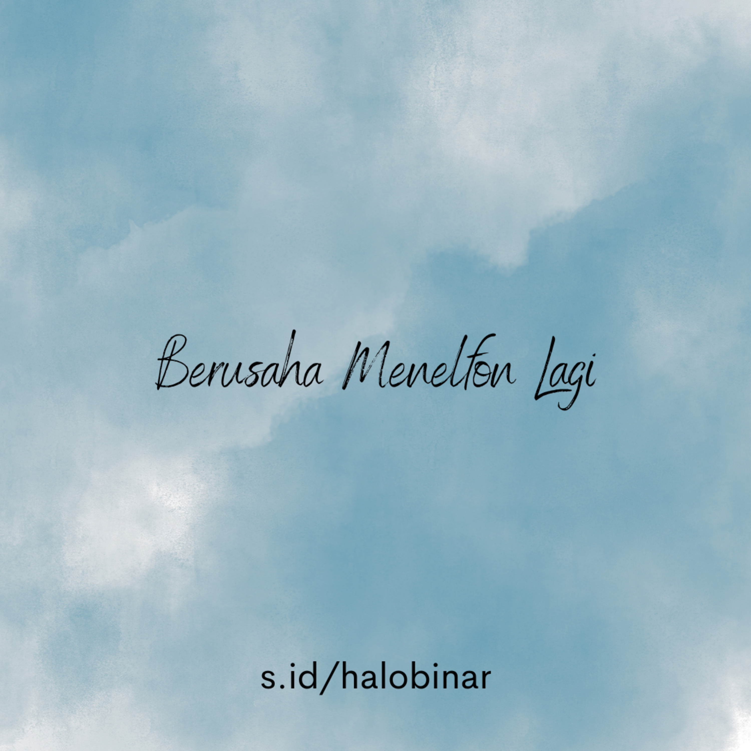 Binar Fajar Senja - A Long Distance Call Series