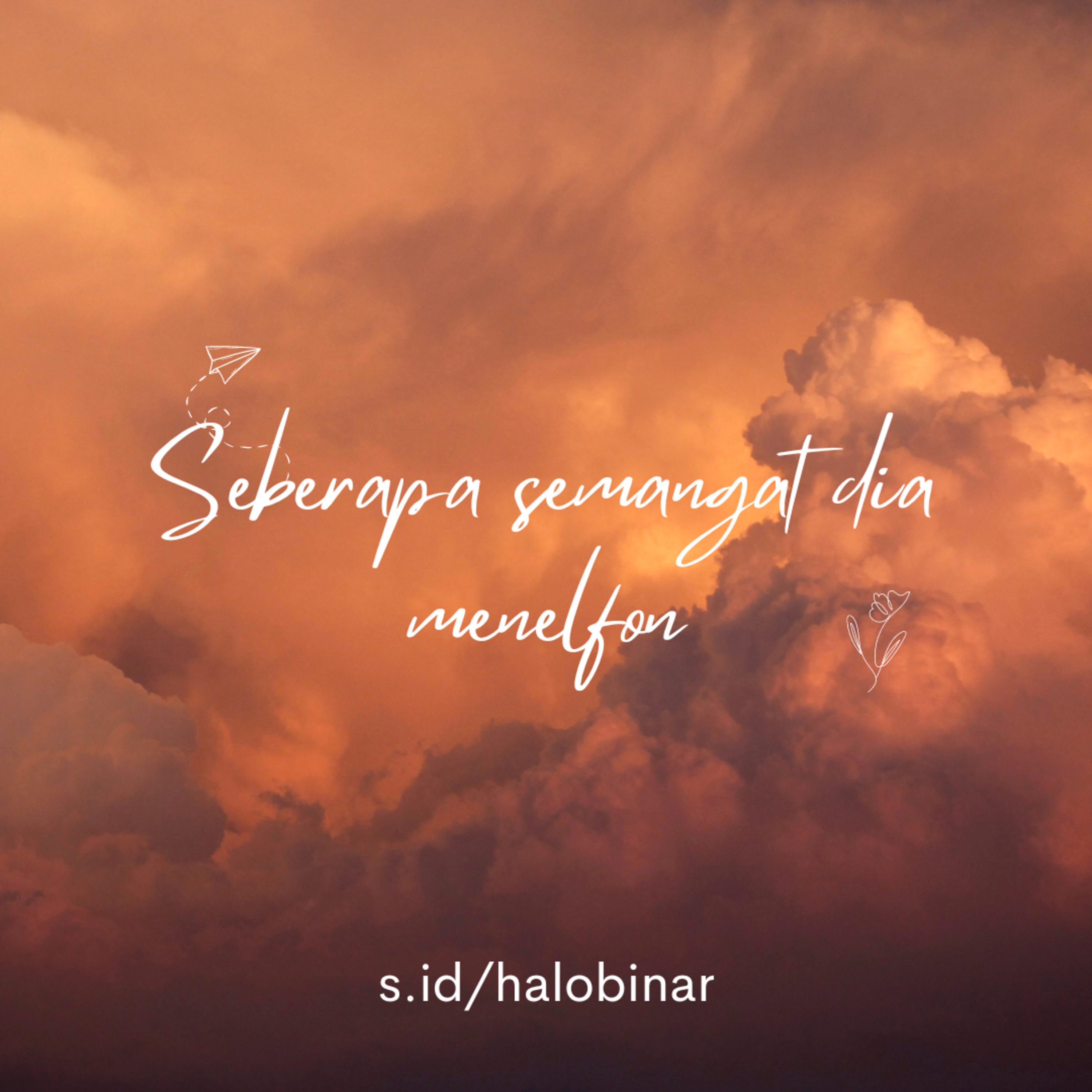 Binar Fajar Senja - A Long Distance Call Series