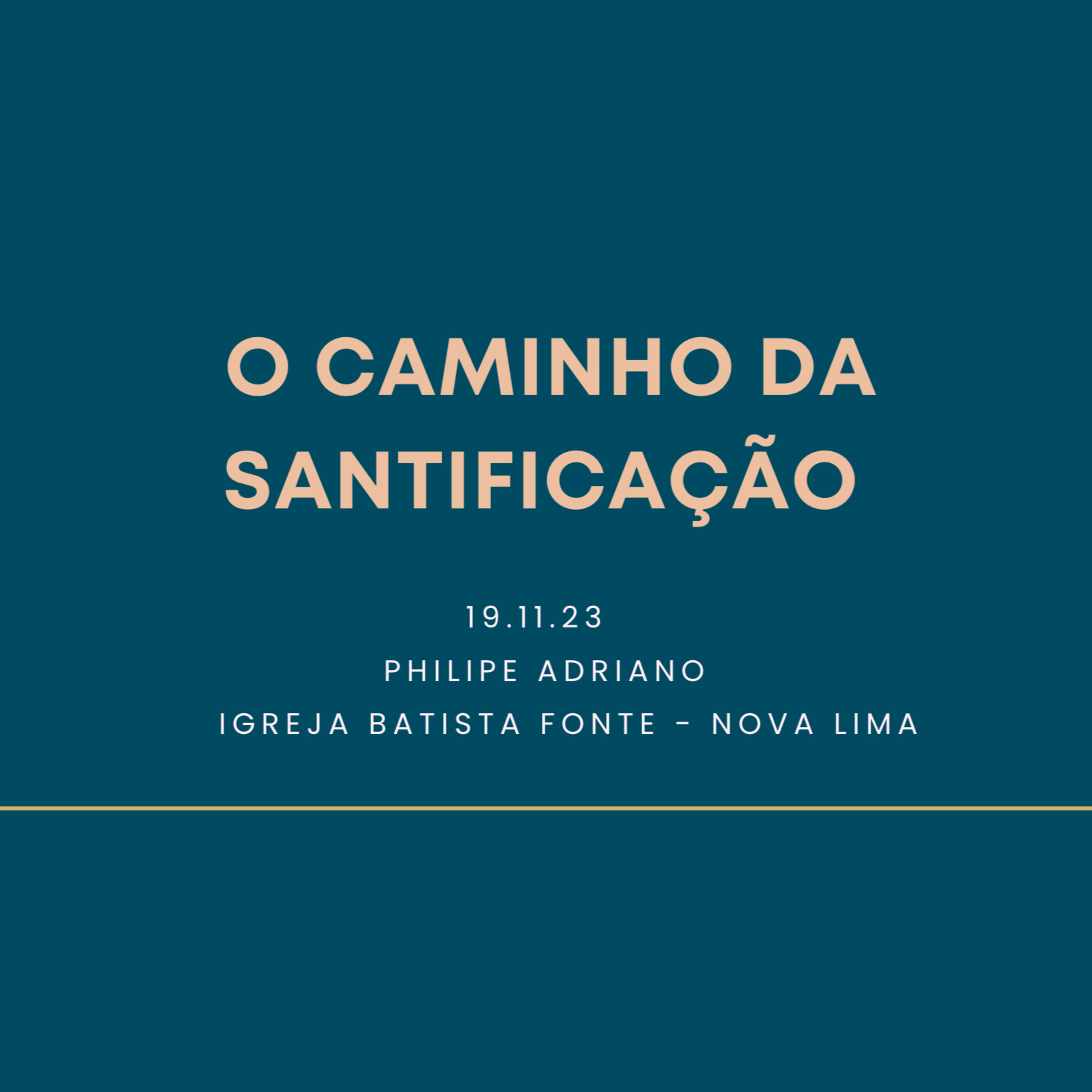 O Caminho da Santificação  episode artwork