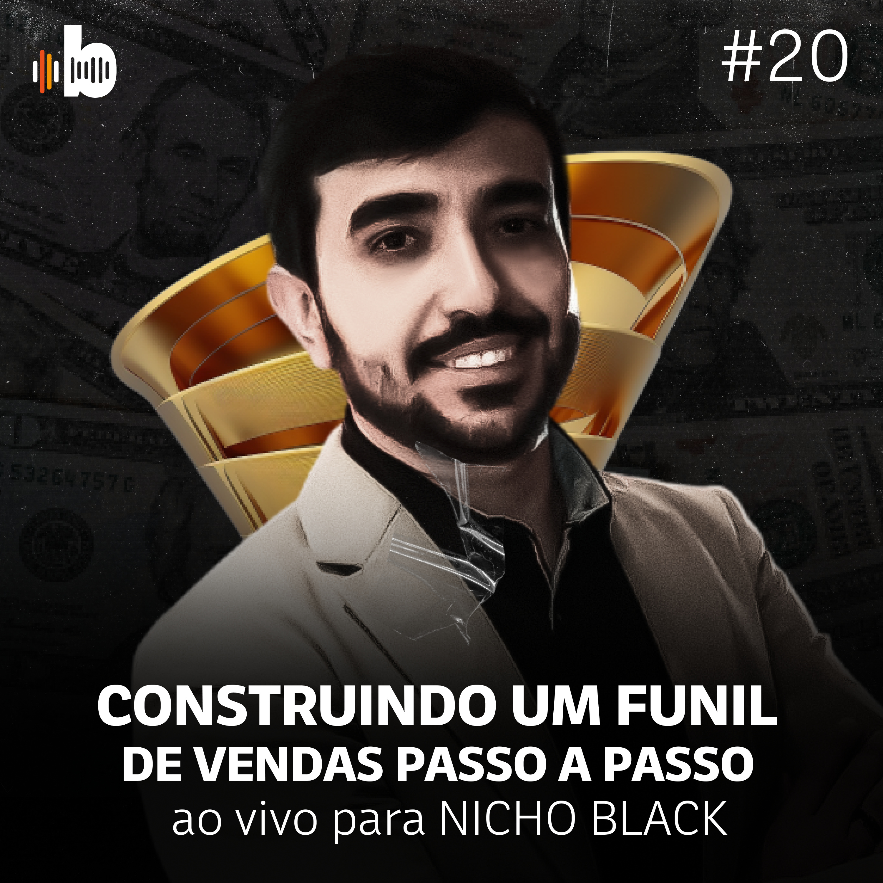 BrasaCast #20 - Construindo um funil de vendas passo a passo ao vivo para NICHO BLACK por Fernando Brasão