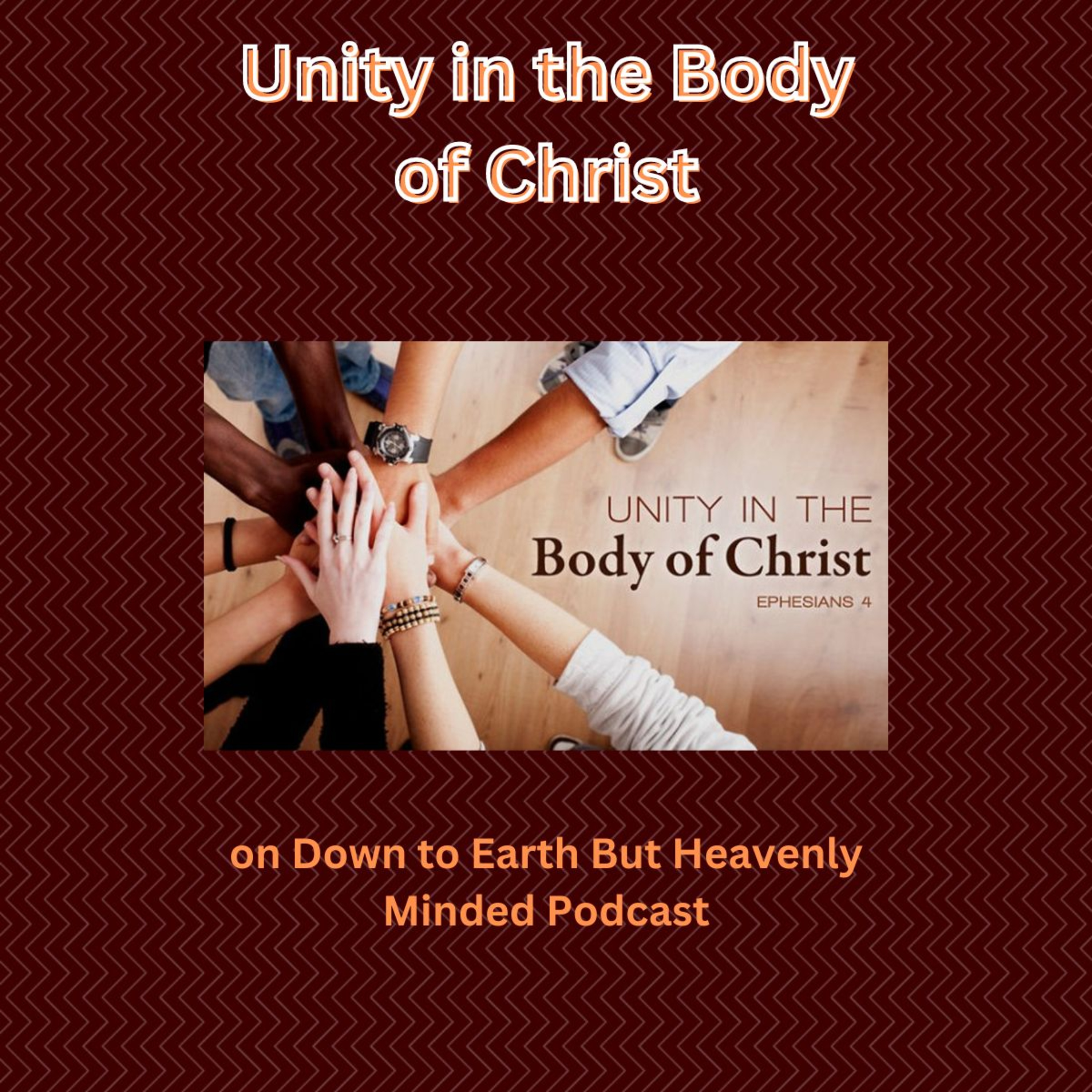 Unity in the Body of Christ, on Down to Earth, But Heavenly Minded Podcast episode artwork