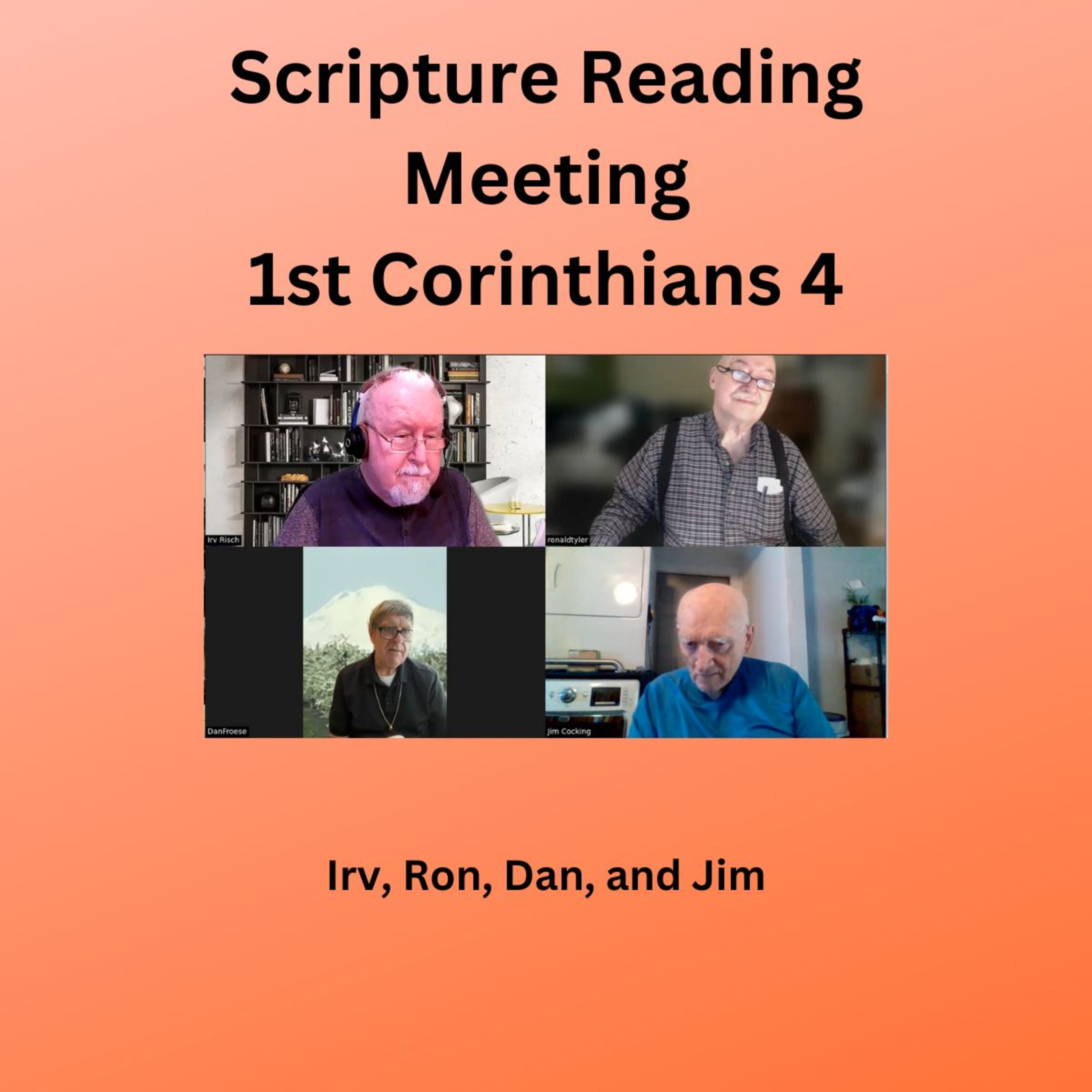 Scripture Reading Meeting 1 Corinthians 4 episode artwork