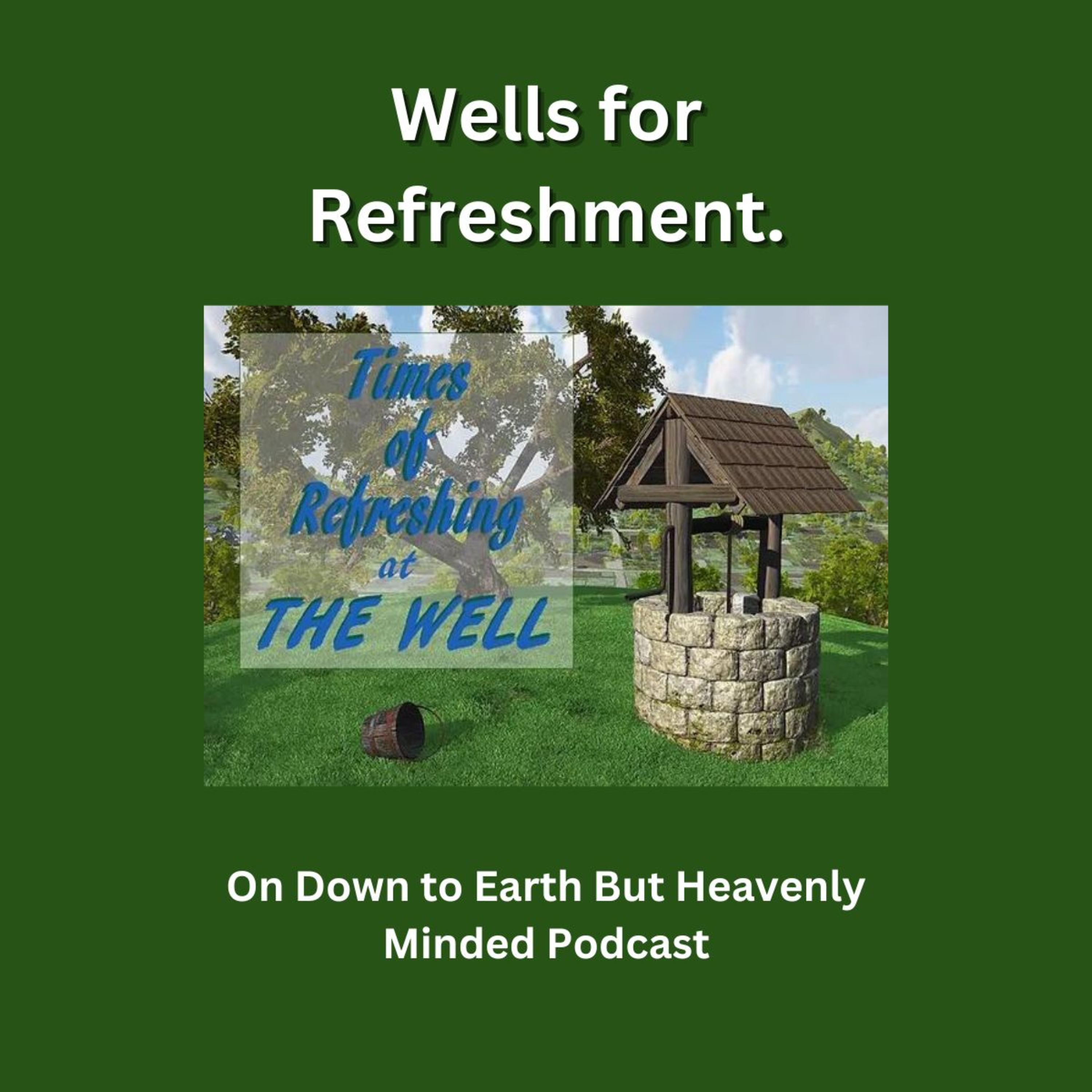 Wells for Refreshment On Down to Earth But Heavenly Minded Podcast