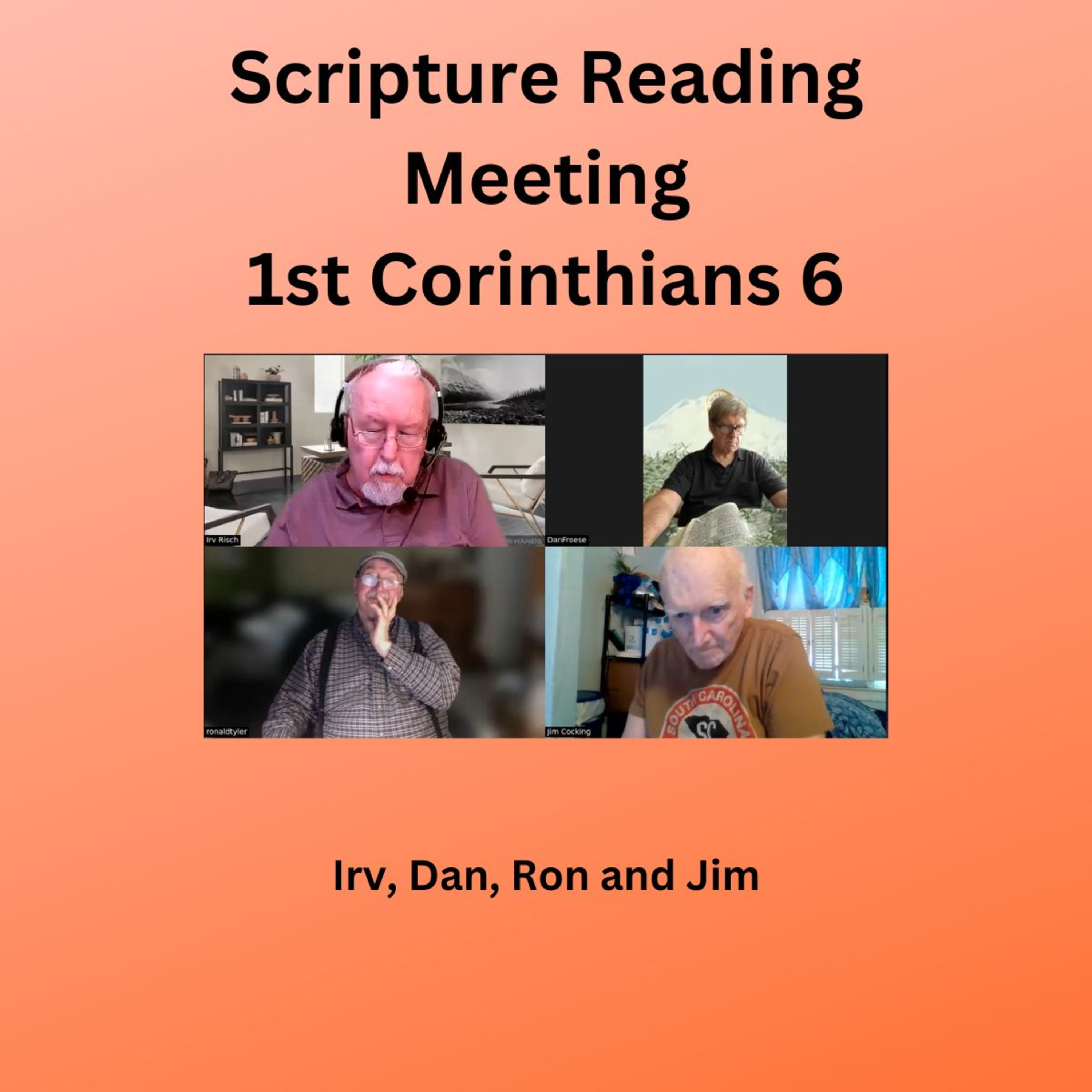 Scripture Reading 1st Corinthians 6, Date 5/22/2023 episode artwork