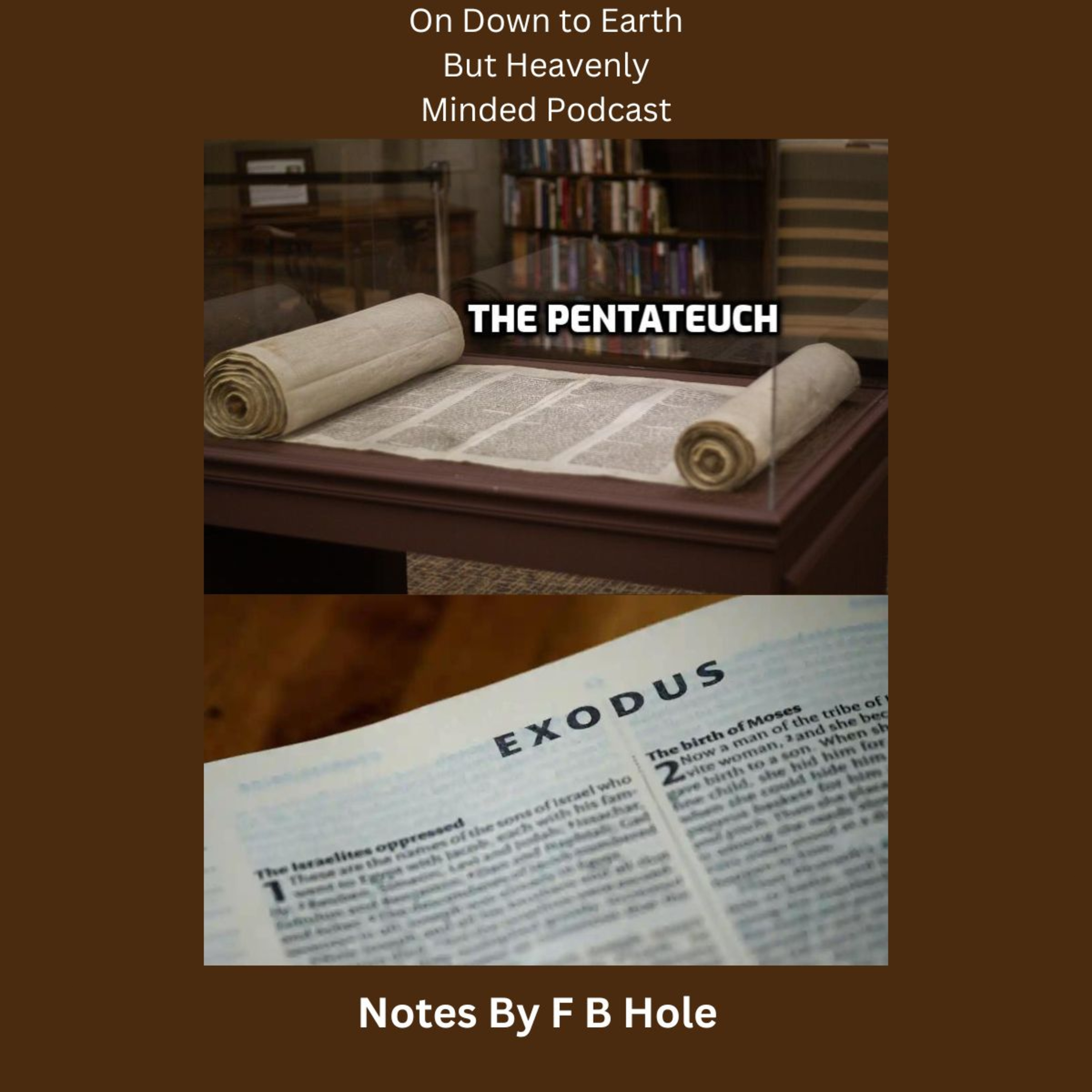 The Pentateuch, the first 5 books, Ex. 10:1 - Ex. 11:10, on Down to Earth But Heavenly Minded Podcast episode artwork
