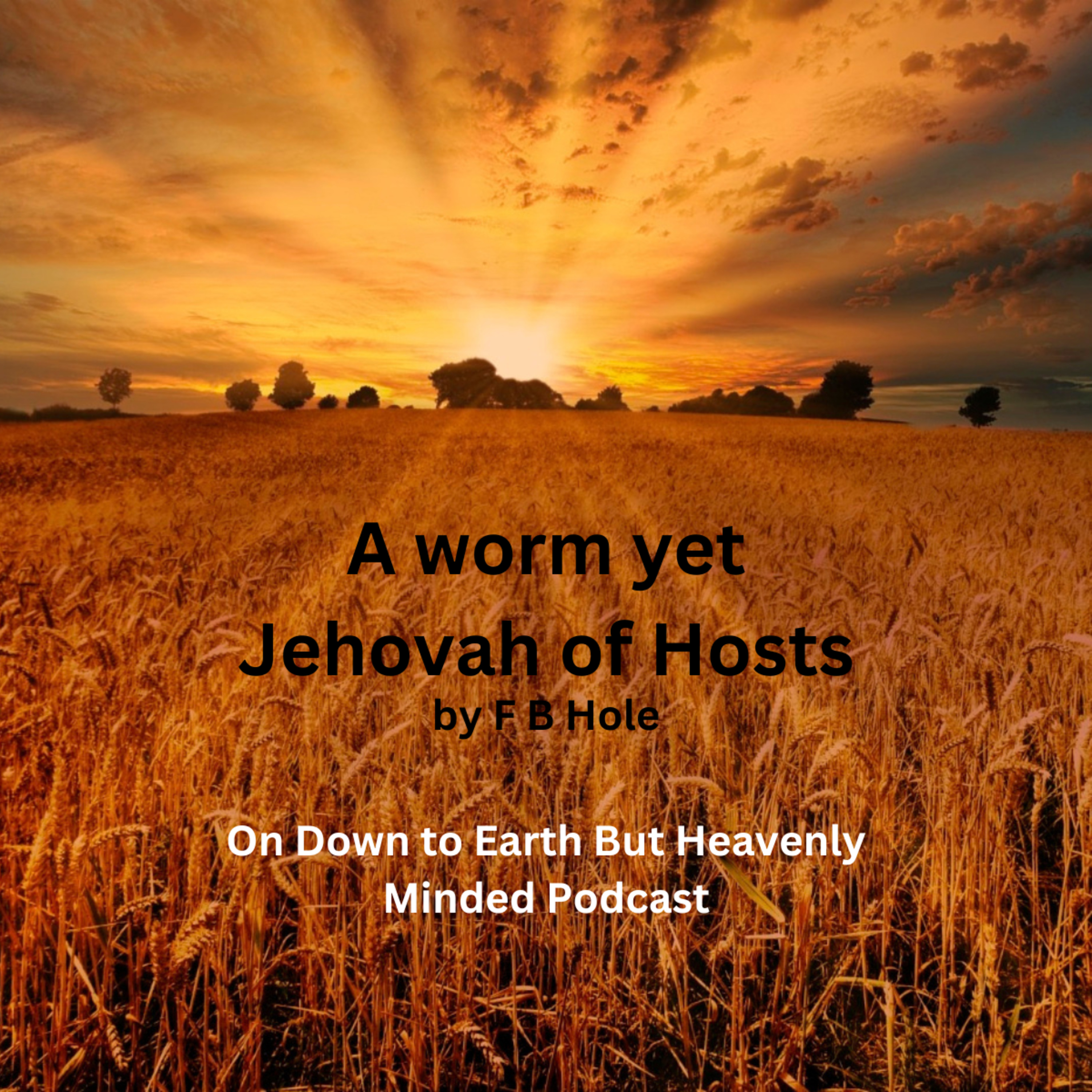 A Worm yet Jehovah of Hosts, by F B Hole, on Down to Earth But Heavenly Minded Podcast episode artwork