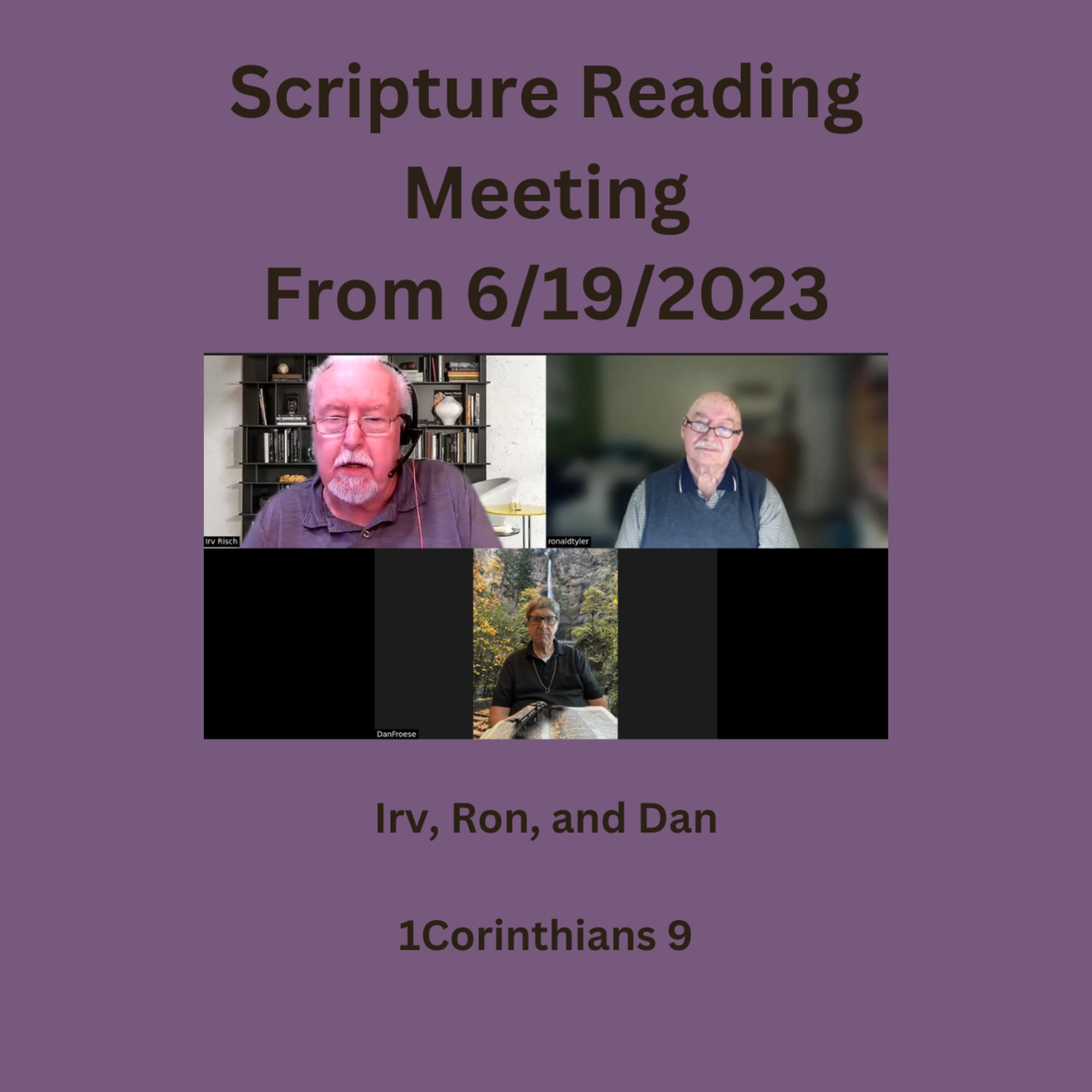 Scripture Reading 1 Corinthians 9 episode artwork