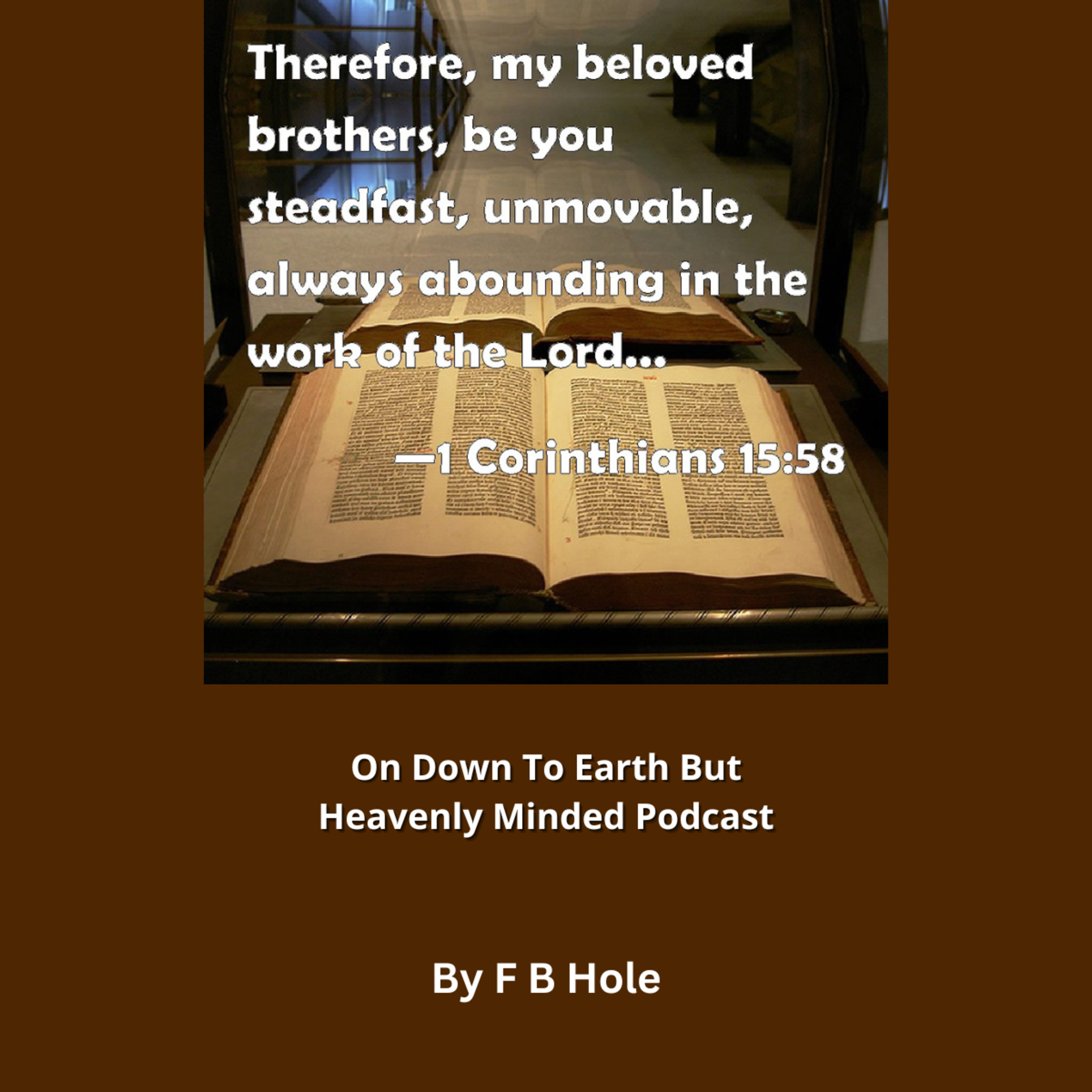 "Steadfast, unmoveable, always abounding ", On Down to Earth But Heavenly Minded Podcast episode artwork