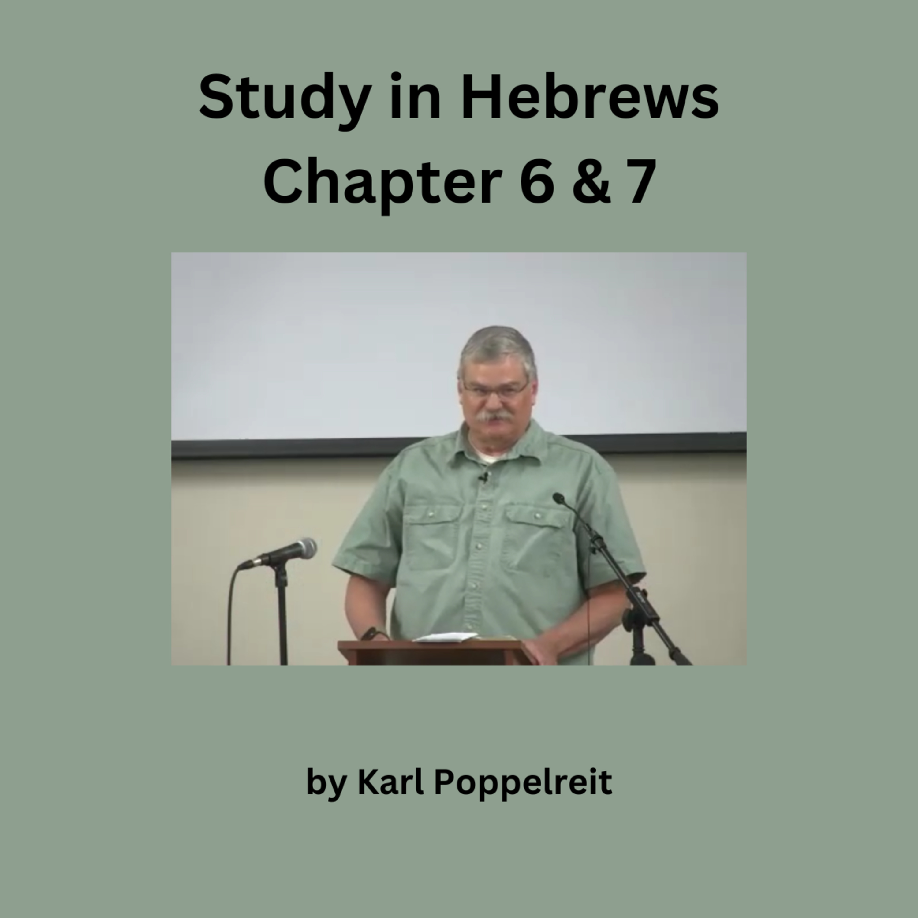 Study in Hebrews, Lesson 8, by Karl Poppelreiter episode artwork