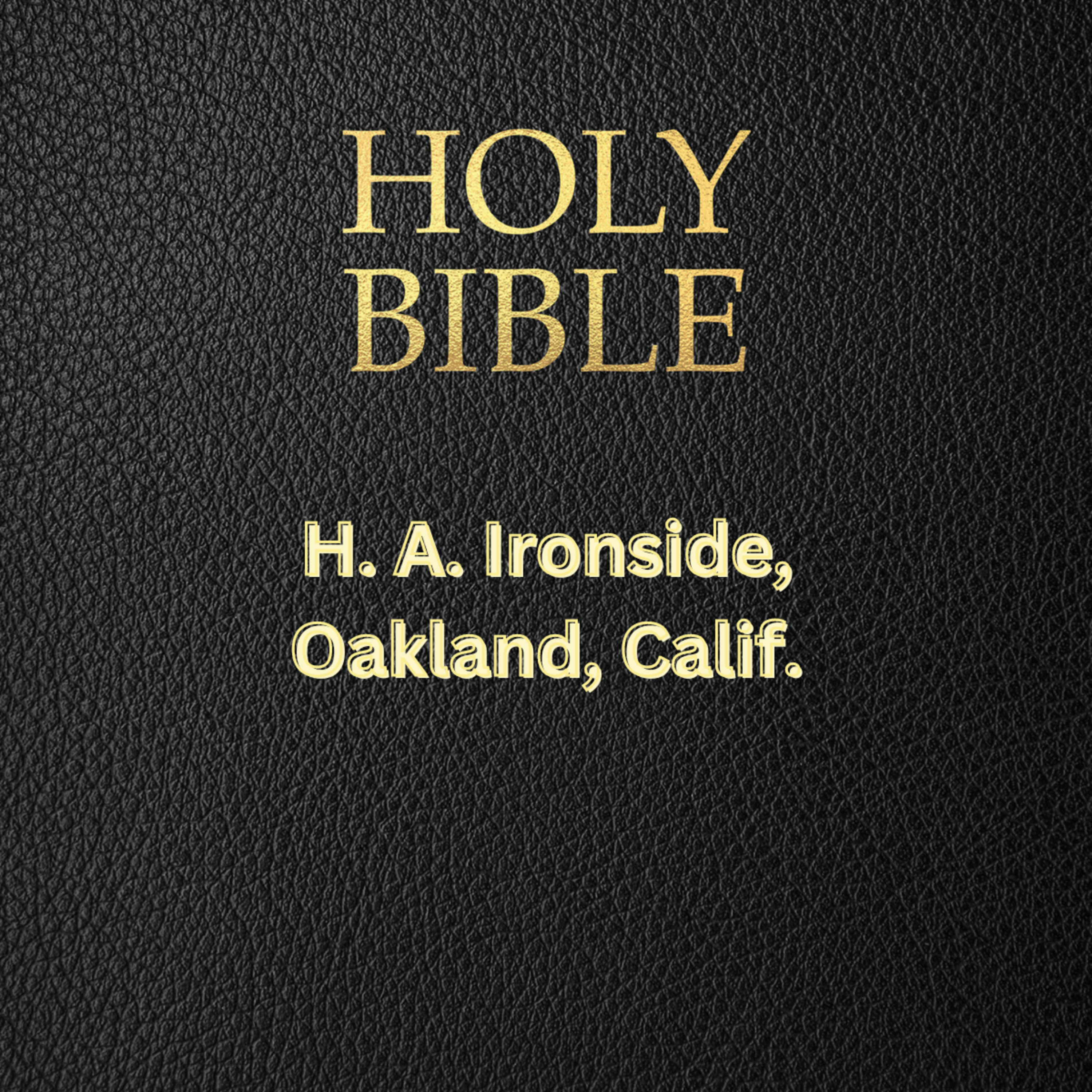 Dr Ironside's Bible, Poems From The Flyleaves
