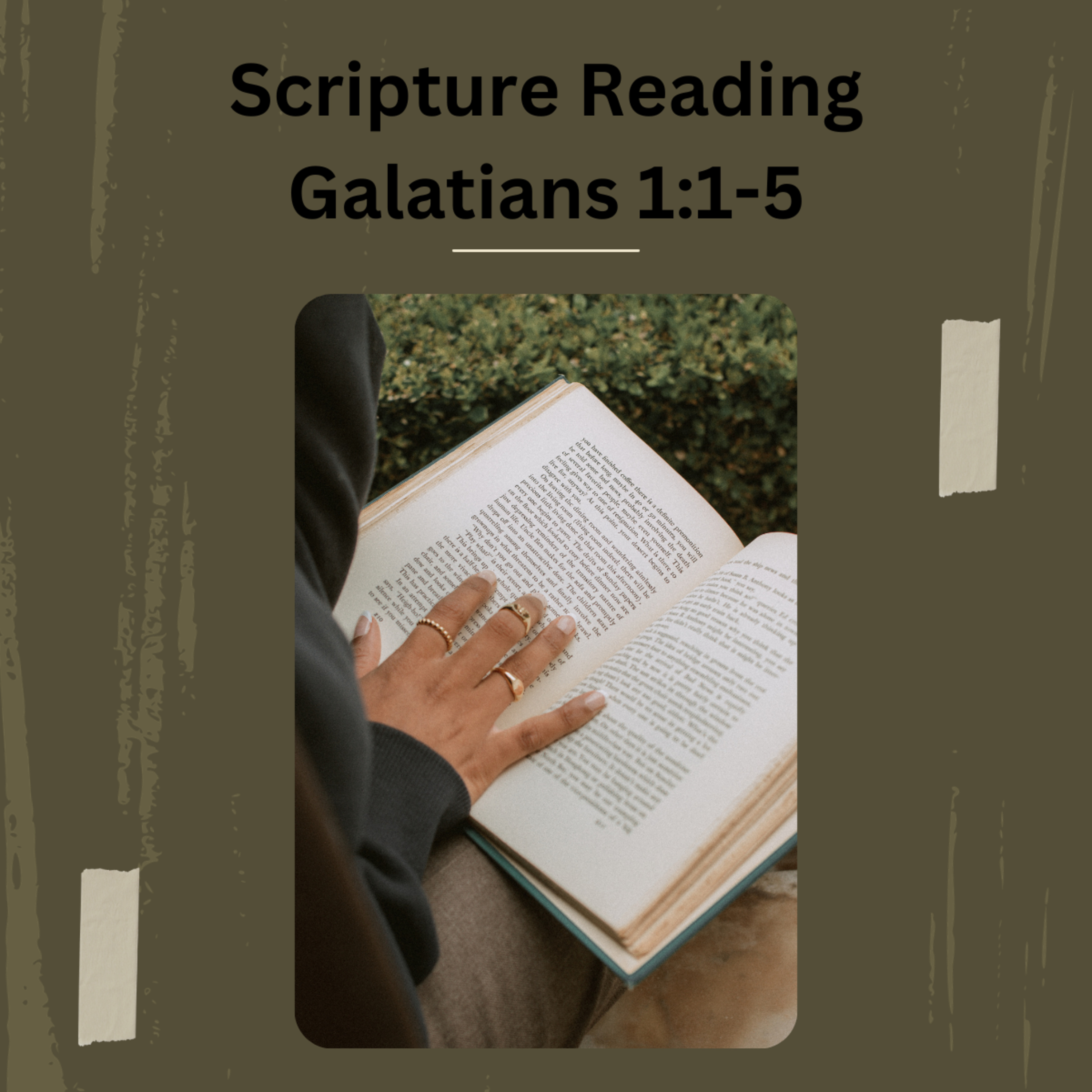 Scripture Reading, Learning from God Galatians 1:1-5 episode artwork