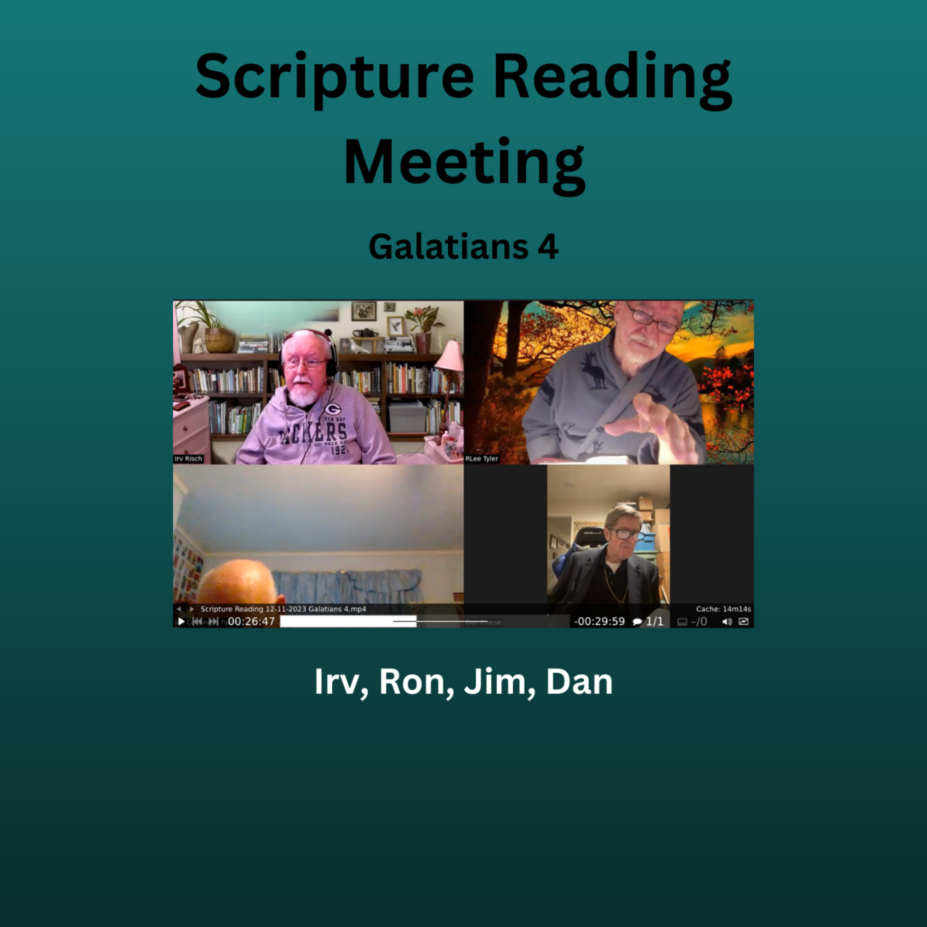 Scripture Reading 12/11/2023 Galatians 4 episode artwork