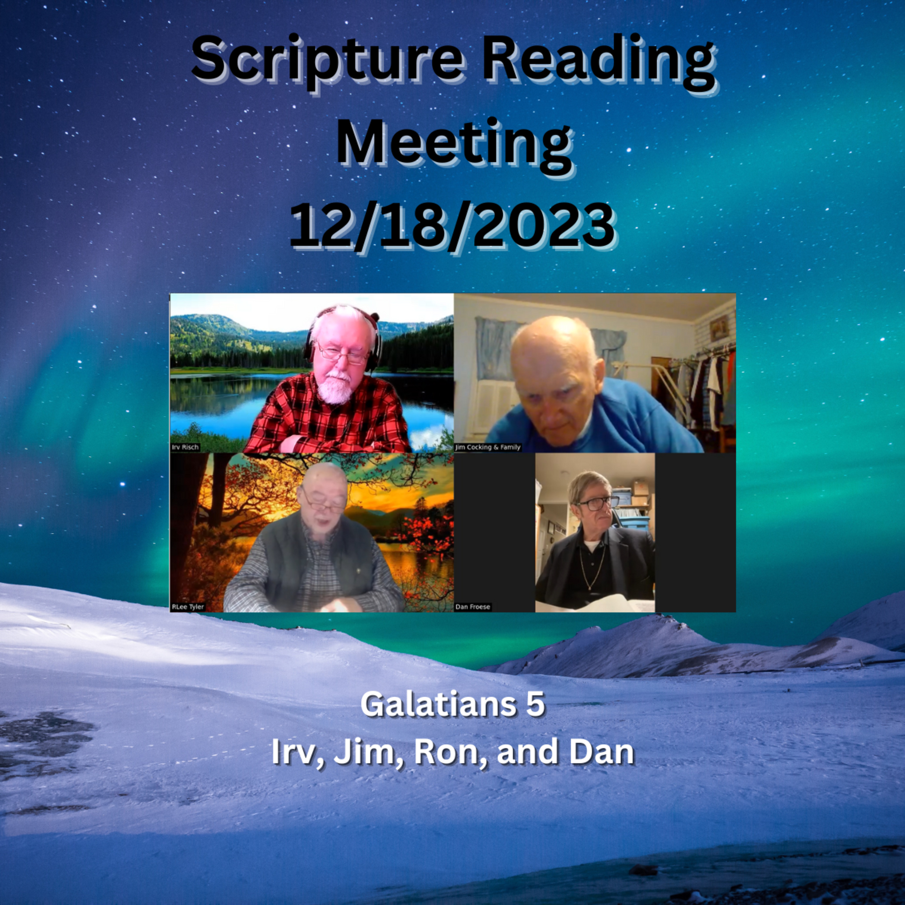 Scripture Reading Meeting 12 18 2023, Galatians 5 episode artwork