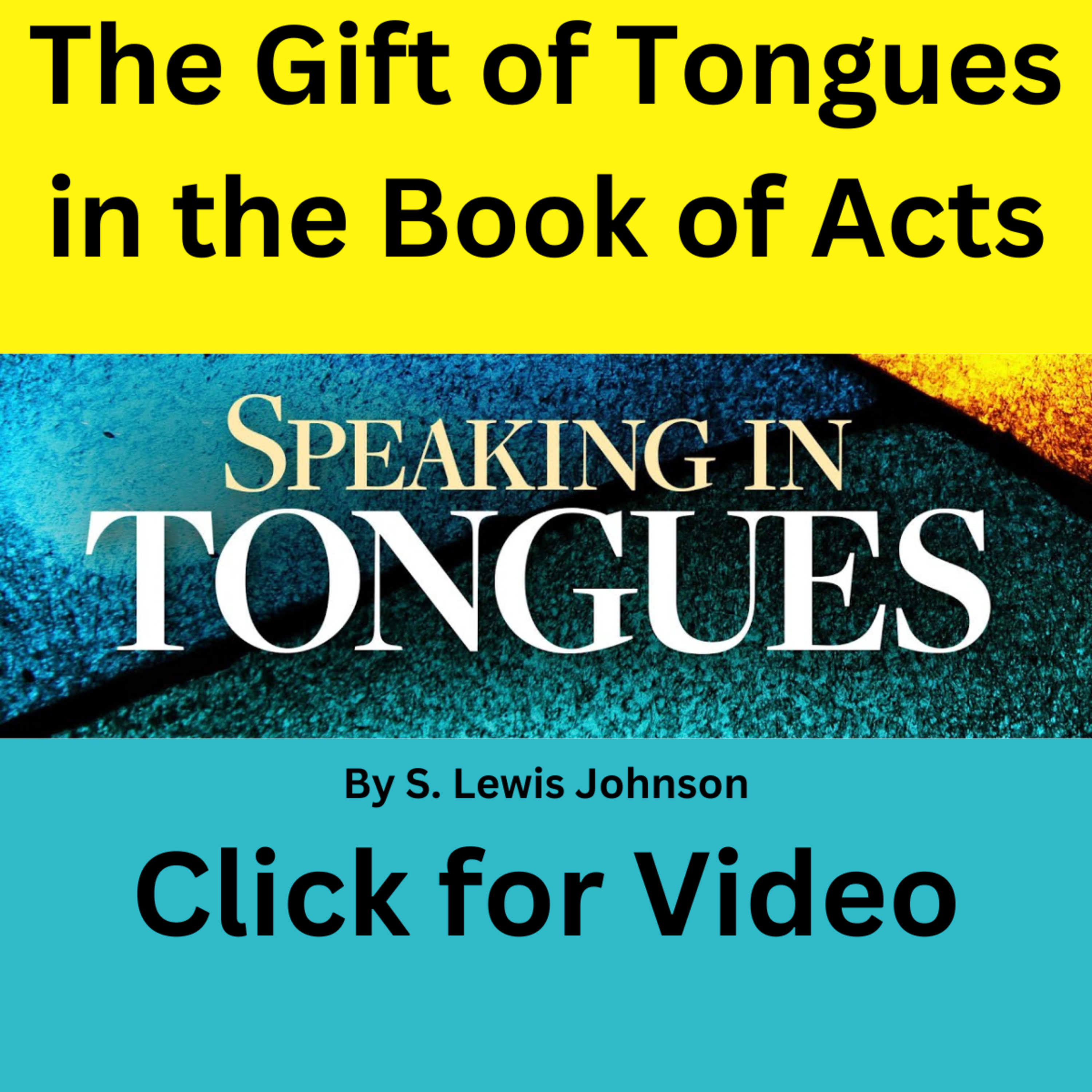 The Gift of Tongues in the Book of Acts, by S. Lewis Johnson episode artwork
