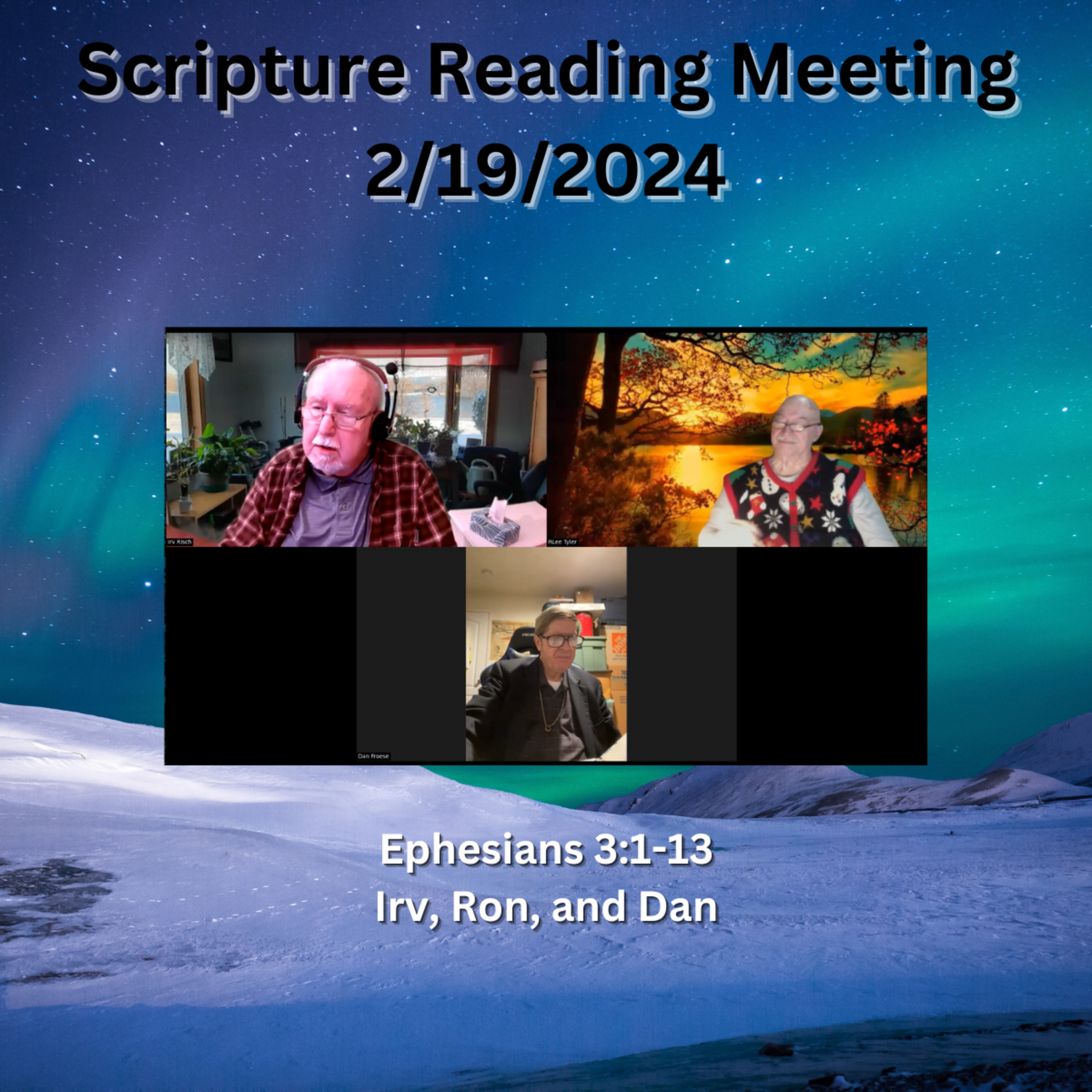 Scripture Reading Meeting 2 19 2024, Ephesians 3:1 13 episode artwork