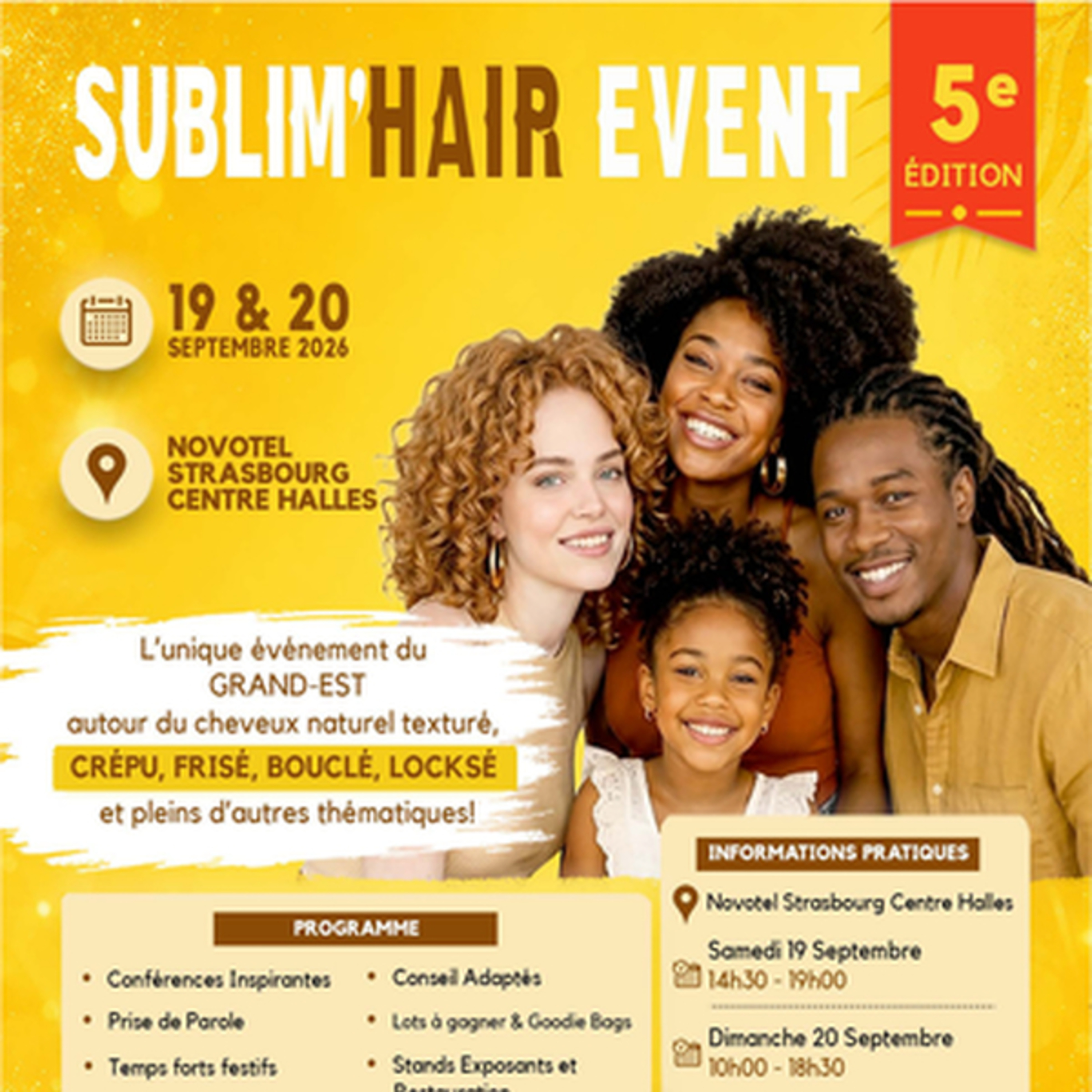 Sublim'Hair Event - 5ème édition le 19 & 20 septembre 2026