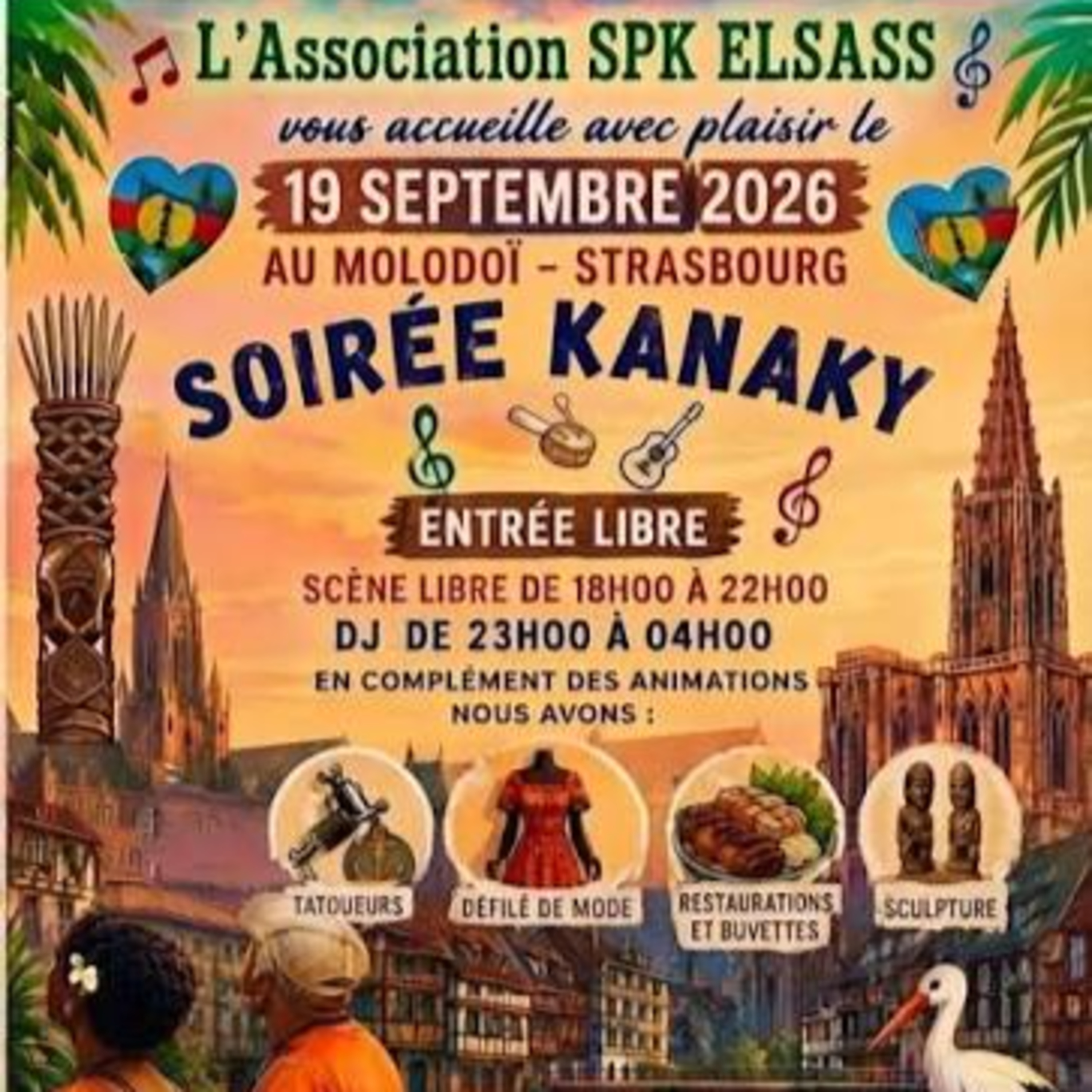 Soirée Kanaky le 19 septembre 2026