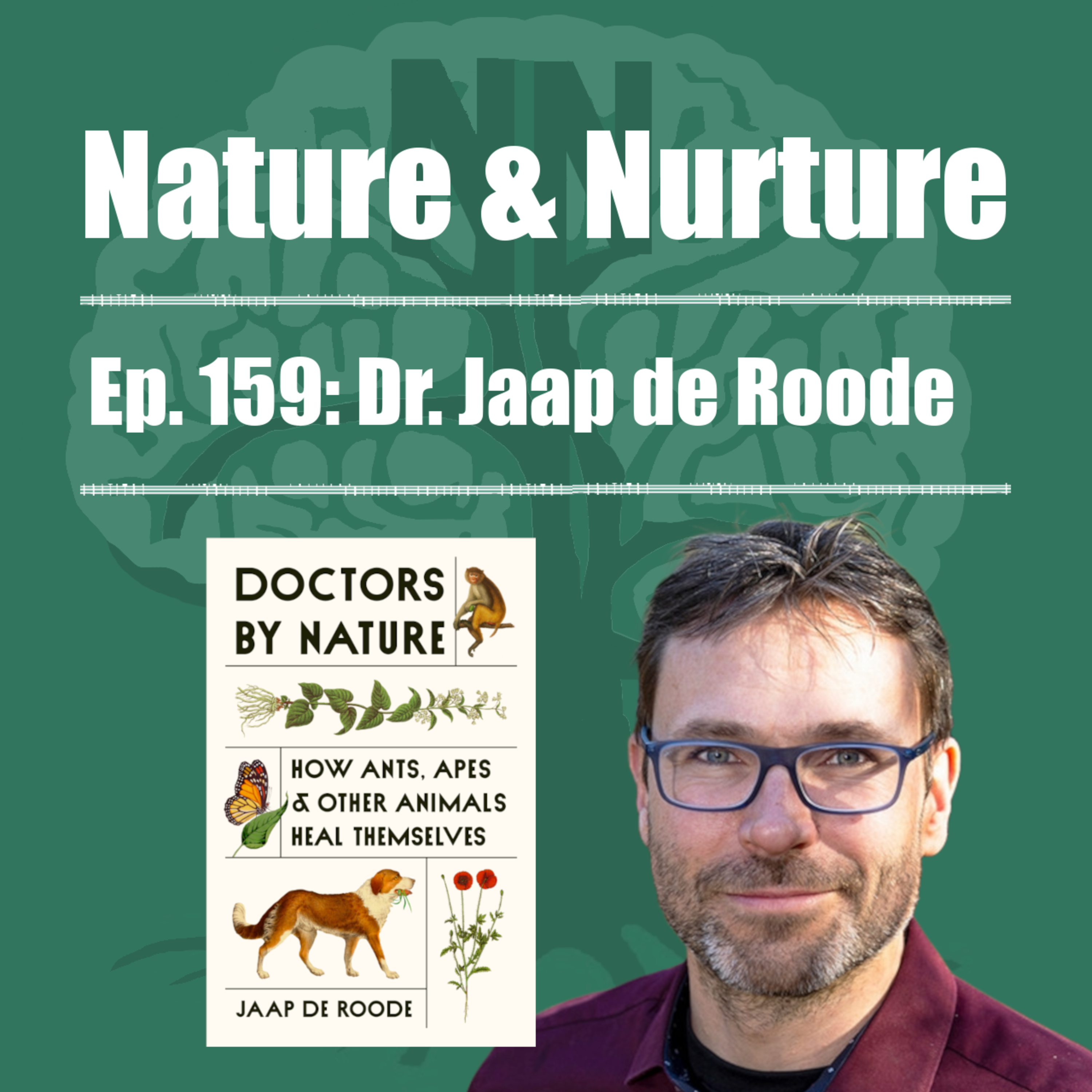Nature & Nurture #159: Dr. Jaap de Roode - How Parasites & Immune Systems Evolved episode artwork