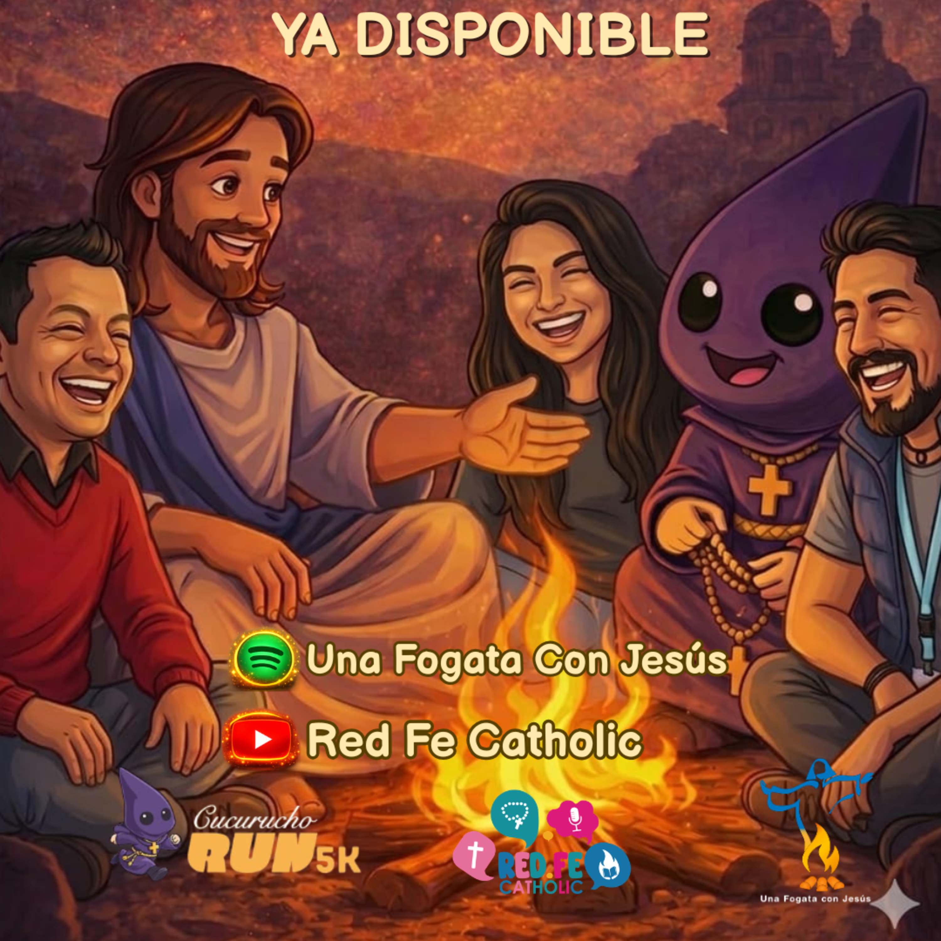 Portada de Una Fogata con Jesús