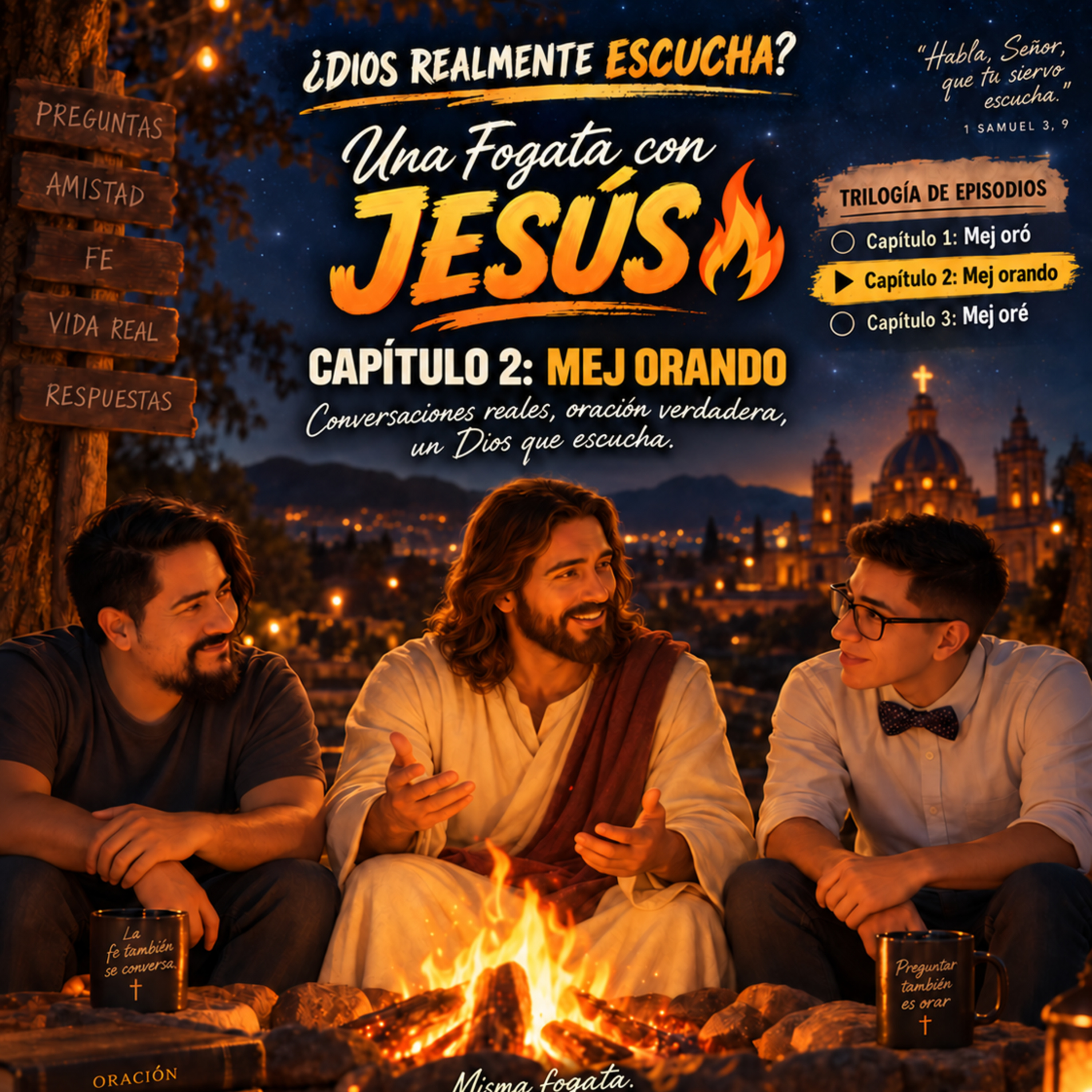 Portada de Una Fogata con Jesús