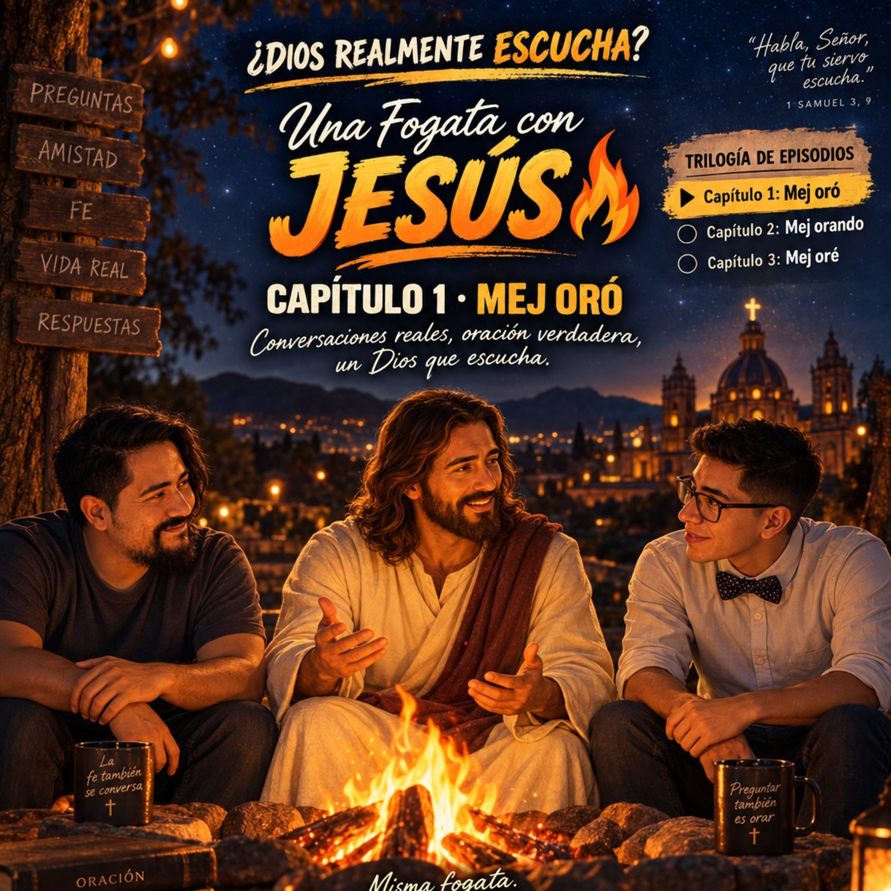 Portada de Una Fogata con Jesús
