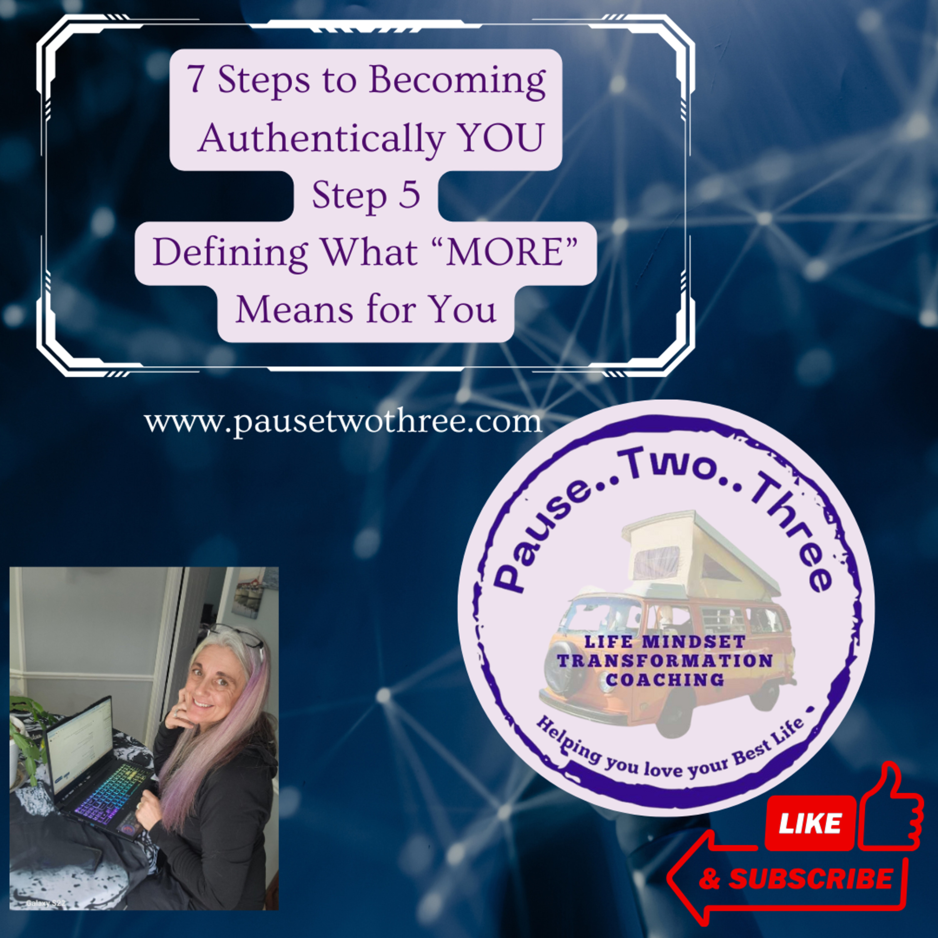 7 Steps to Becoming YOU! Step 5 Meditation - Defining your MORE. episode artwork
