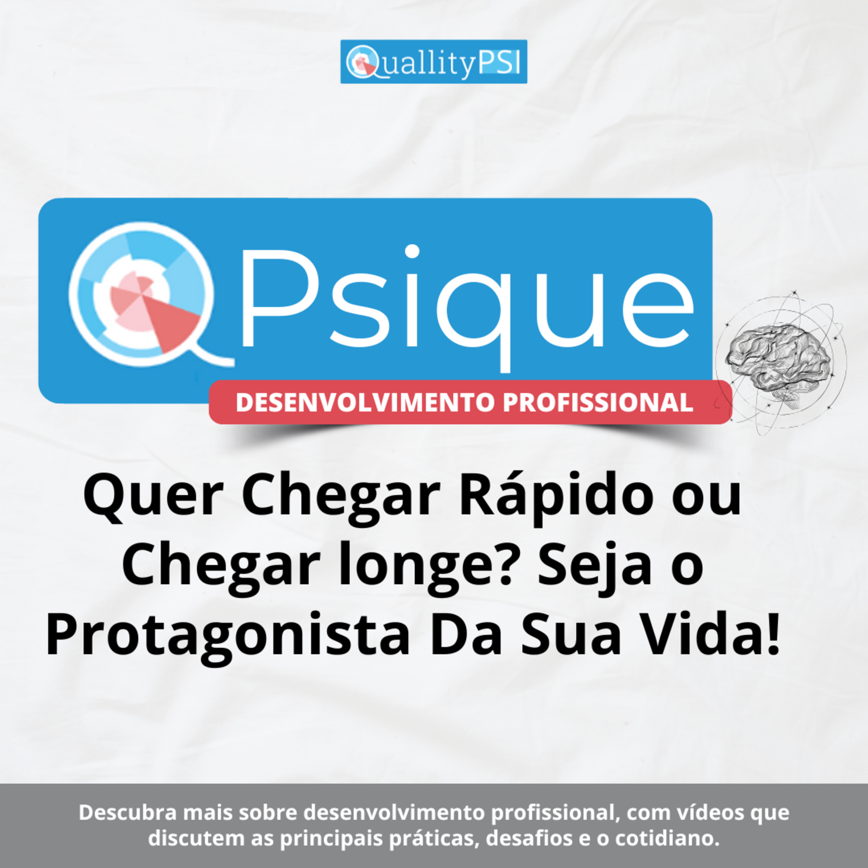 Quer chegar rápido ou chegar longe? Seja o protagonista da sua vida! episode artwork
