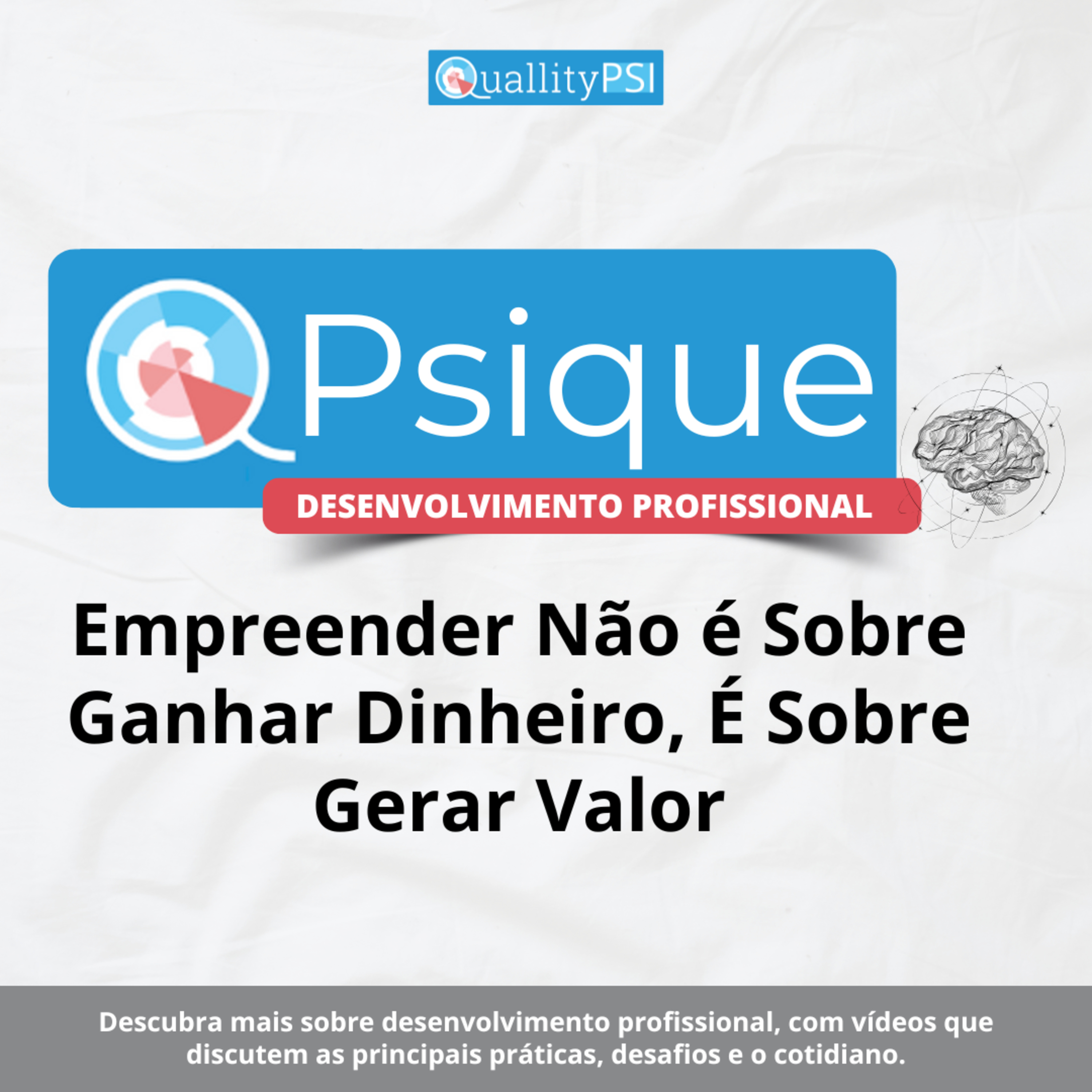 Empreender Não é Sobre Ganhar Dinheiro, É Sobre Gerar Valor episode artwork