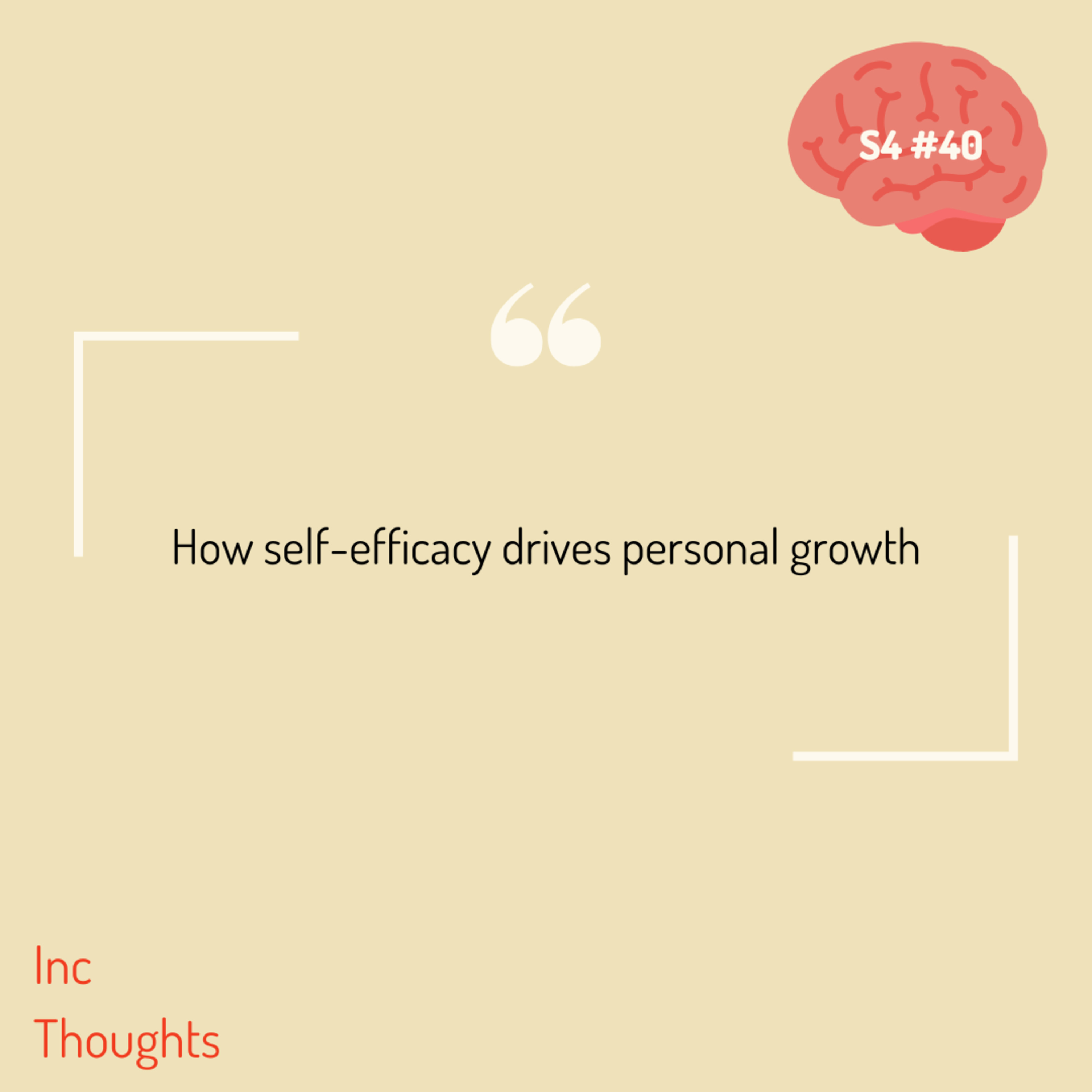 How self-efficacy drives personal growth