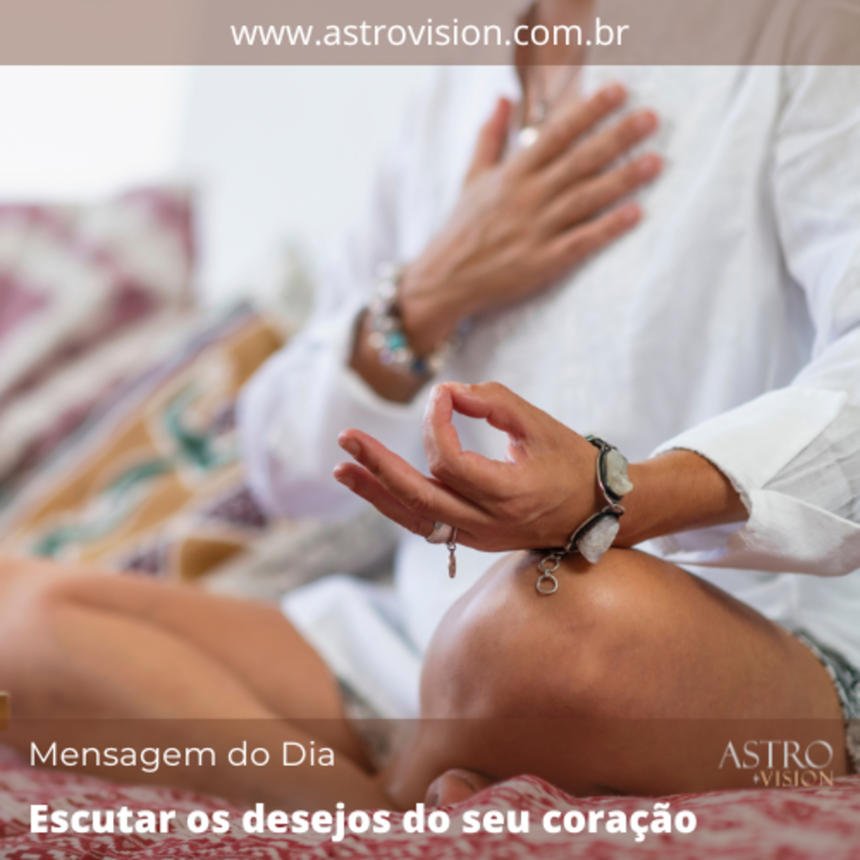 Oráculo do Dia - Escutar os desejos do seu coração