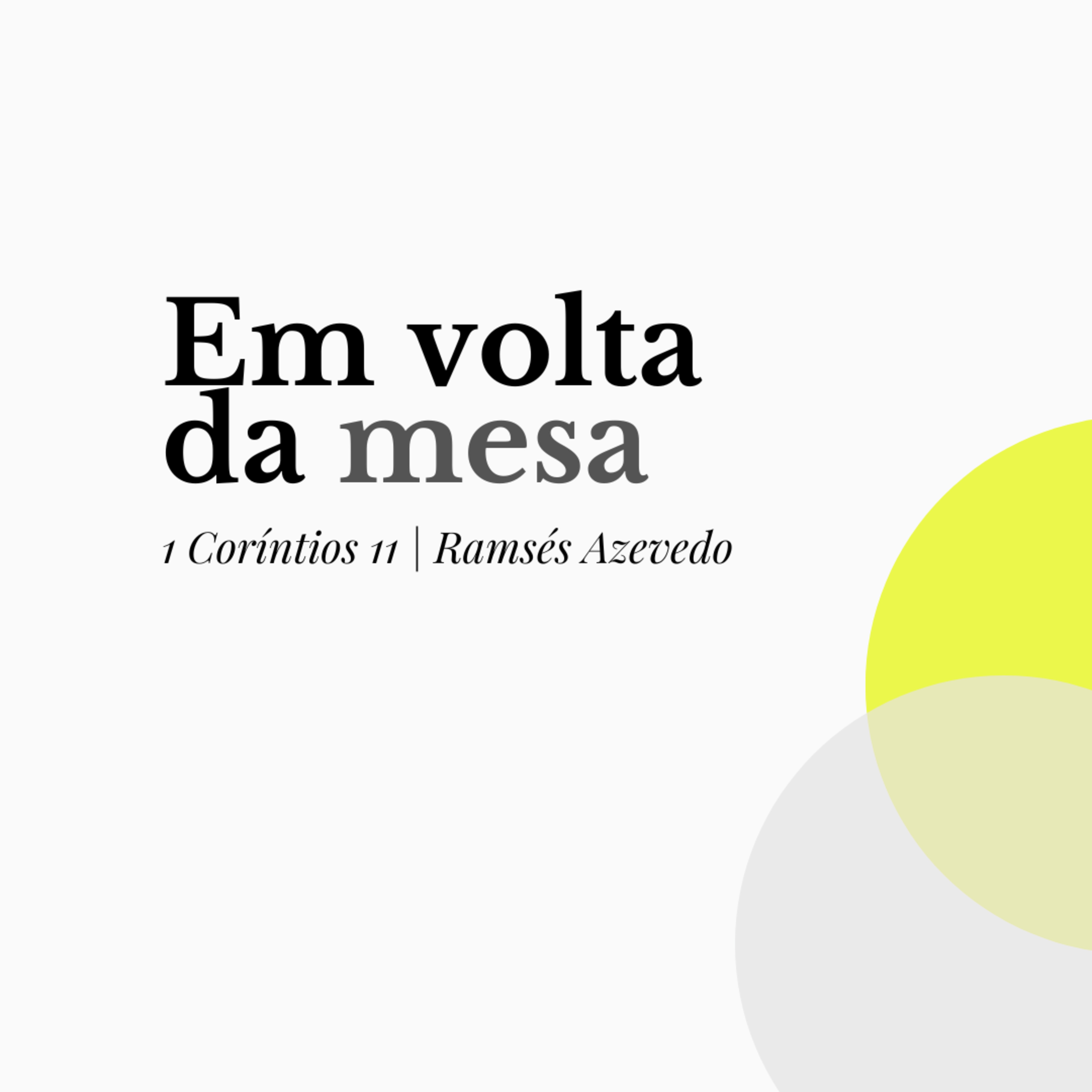 1 Coríntios 11 [07/05/23] Ramsés Azevedo episode artwork