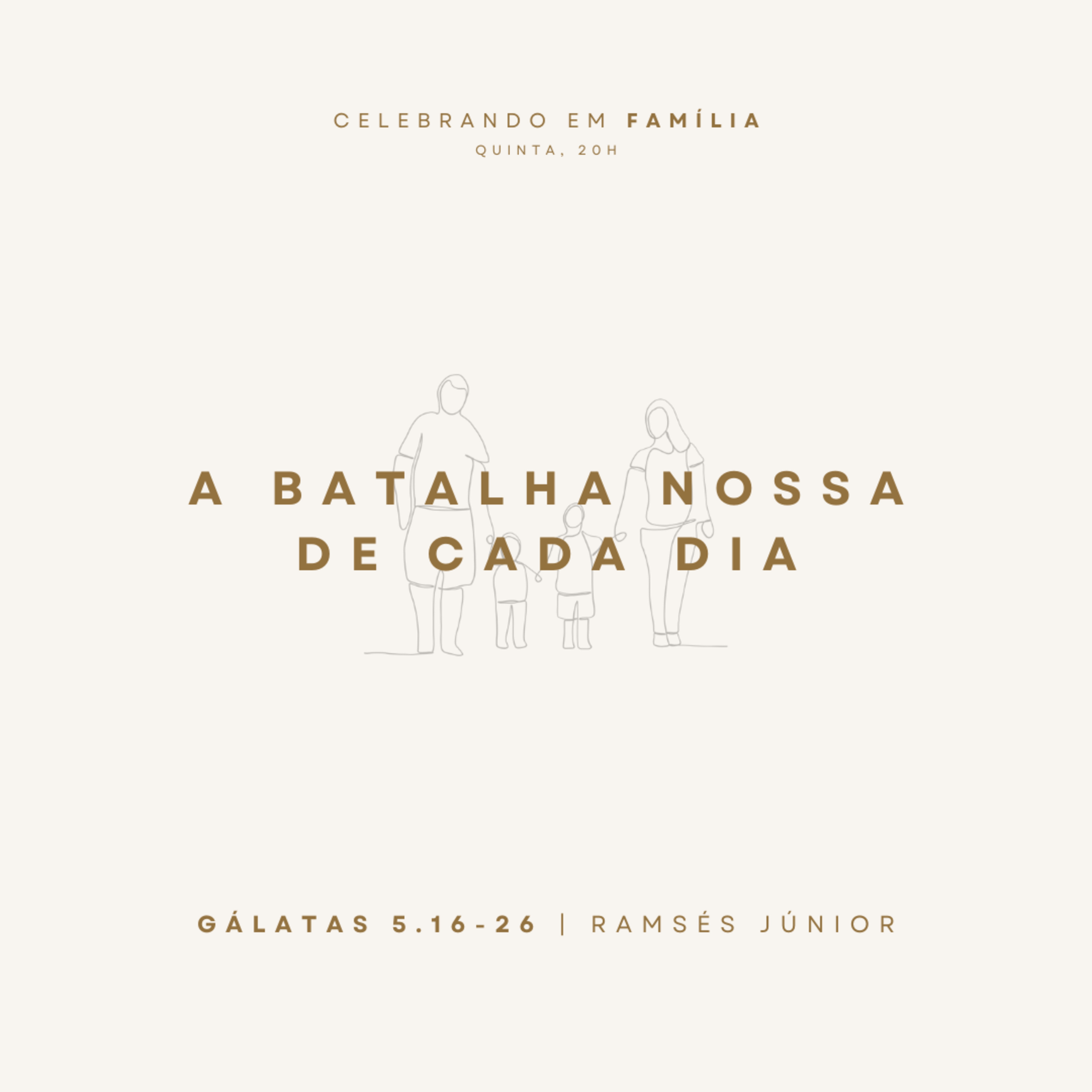  A batalha nossa de cada dia | Gálatas 5.16-26 | Ramsés Júnior episode artwork