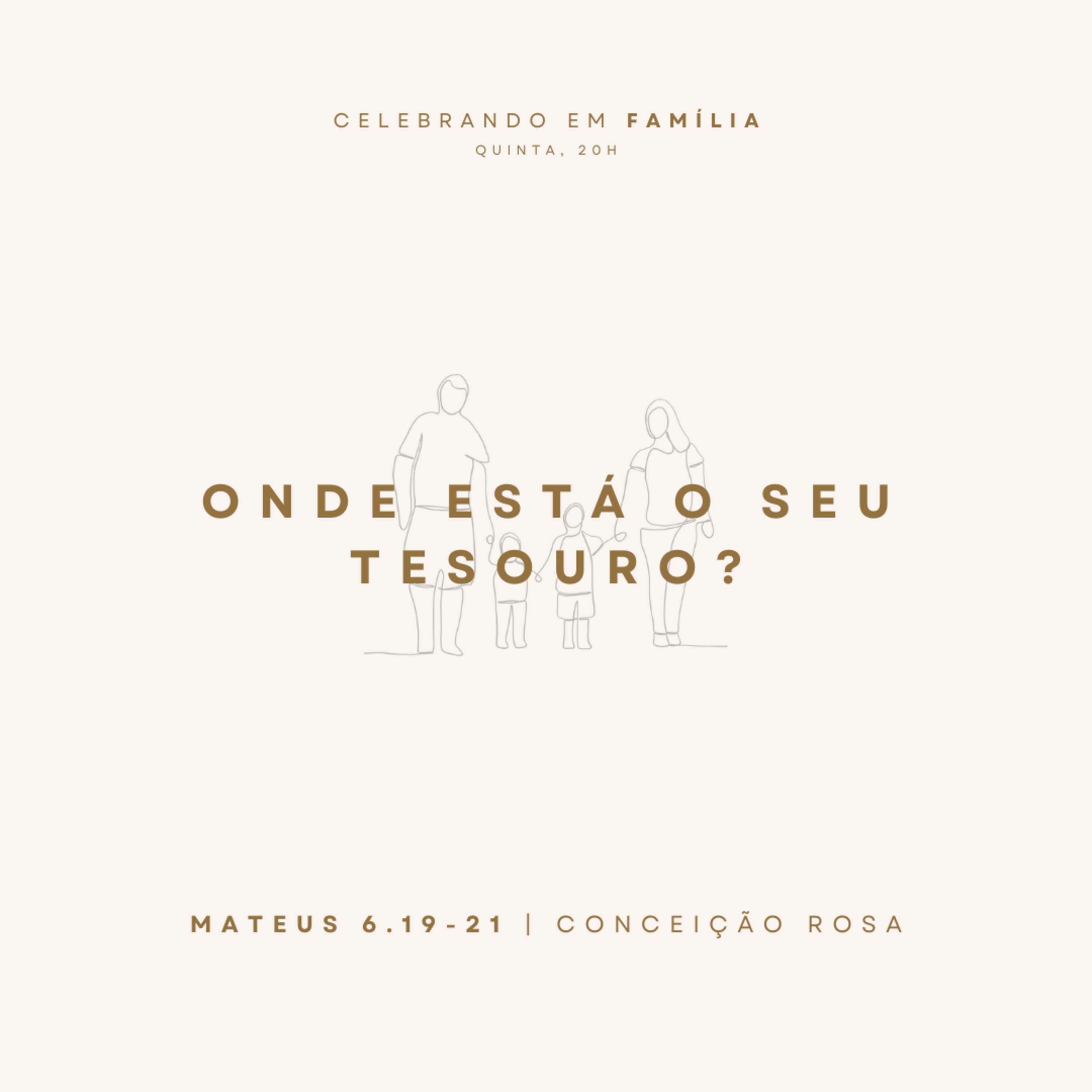 Onde está o seu tesouro? | Mateus 6.19-21 | Conceição Rosa episode artwork