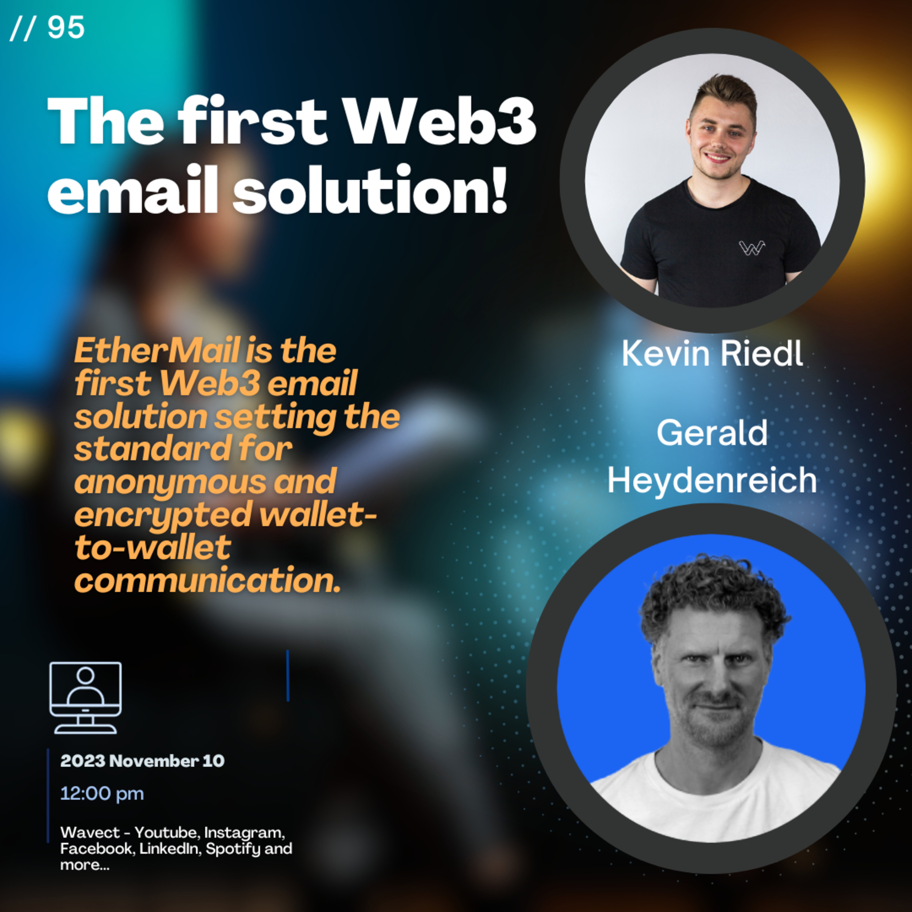 The first web3 email solution! - web3 talk with the Founder of EtherMail episode artwork