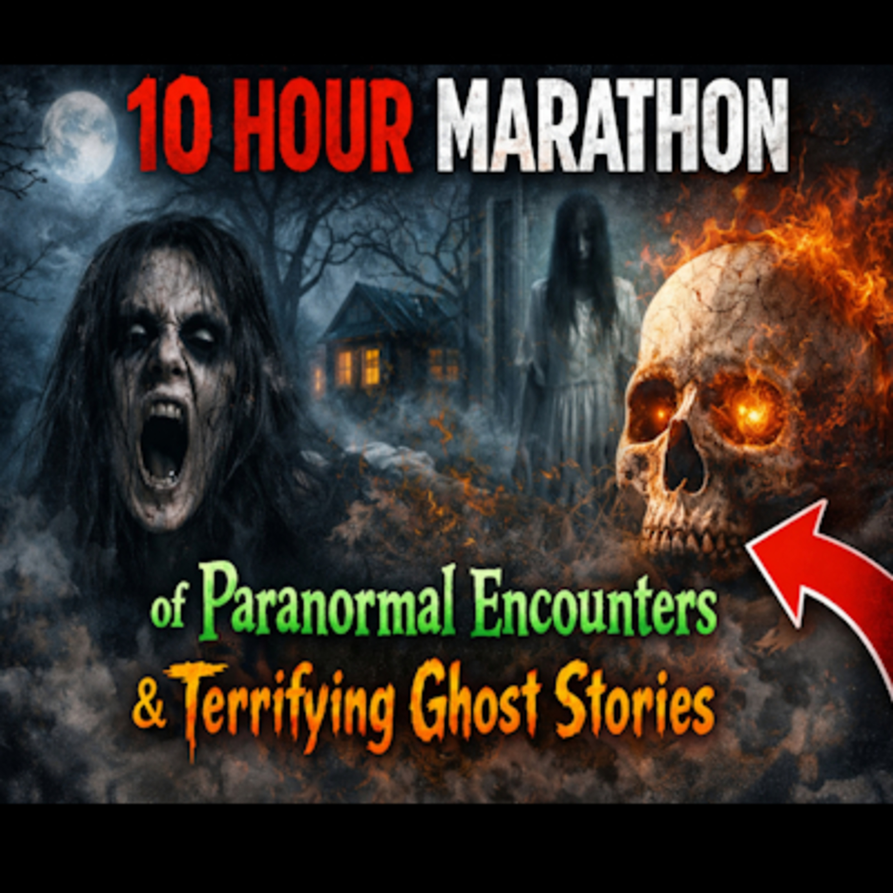 10 Hour Marathon of Paranormal Encounters & Terrifying Ghost Stories episode artwork
