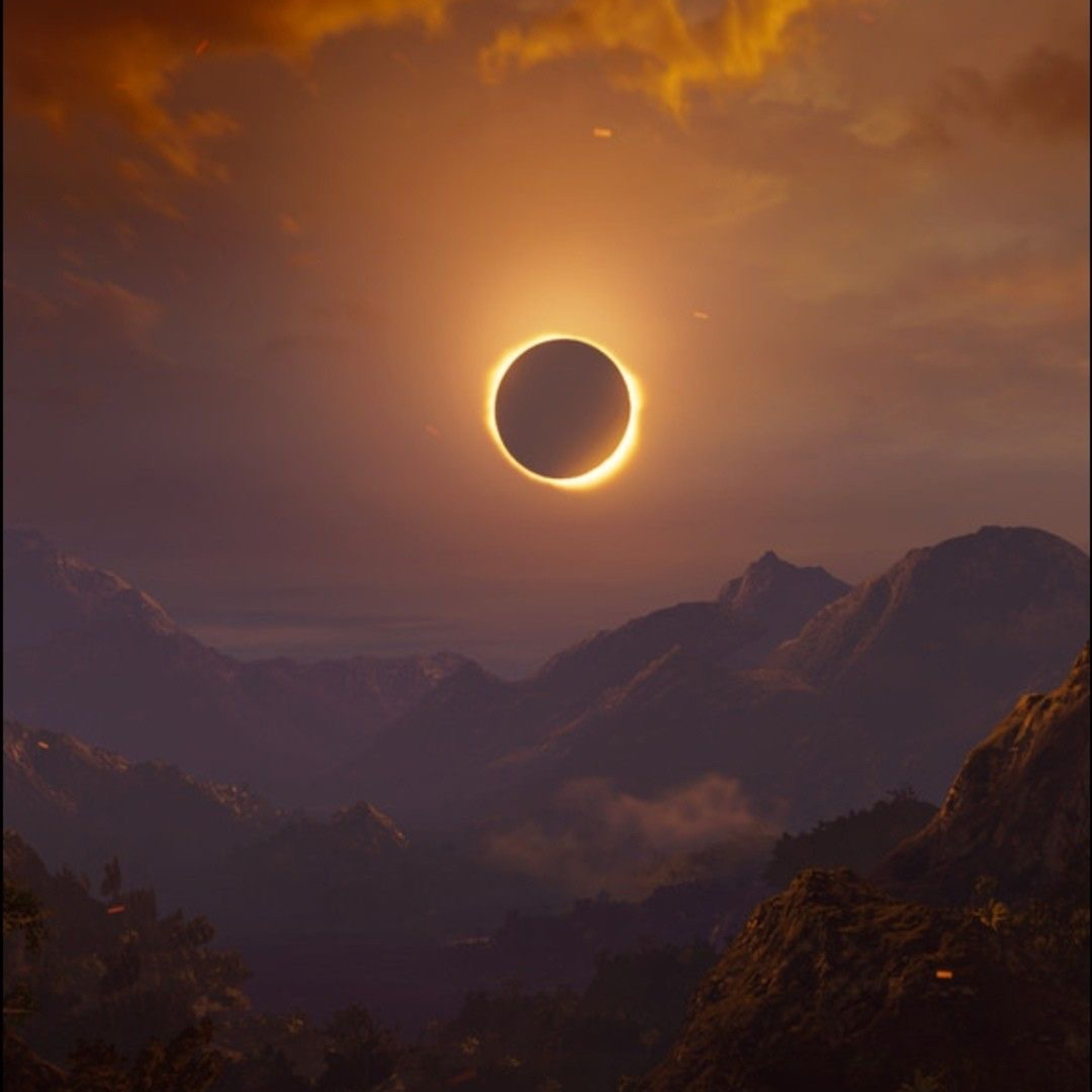 Eclipse Solar Anular em Aquário 