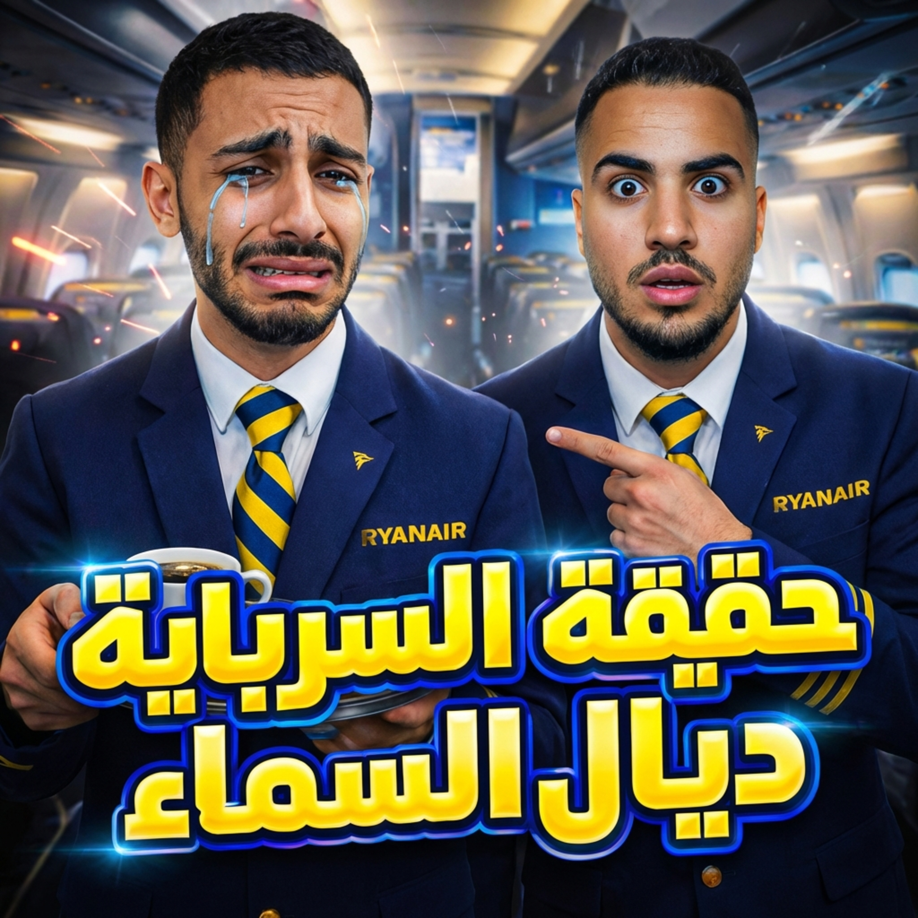 #207 حقيقة عمل مضيف الطيران لي ماغاتشوفهاش في إنستغرام (أسوء مهنة)