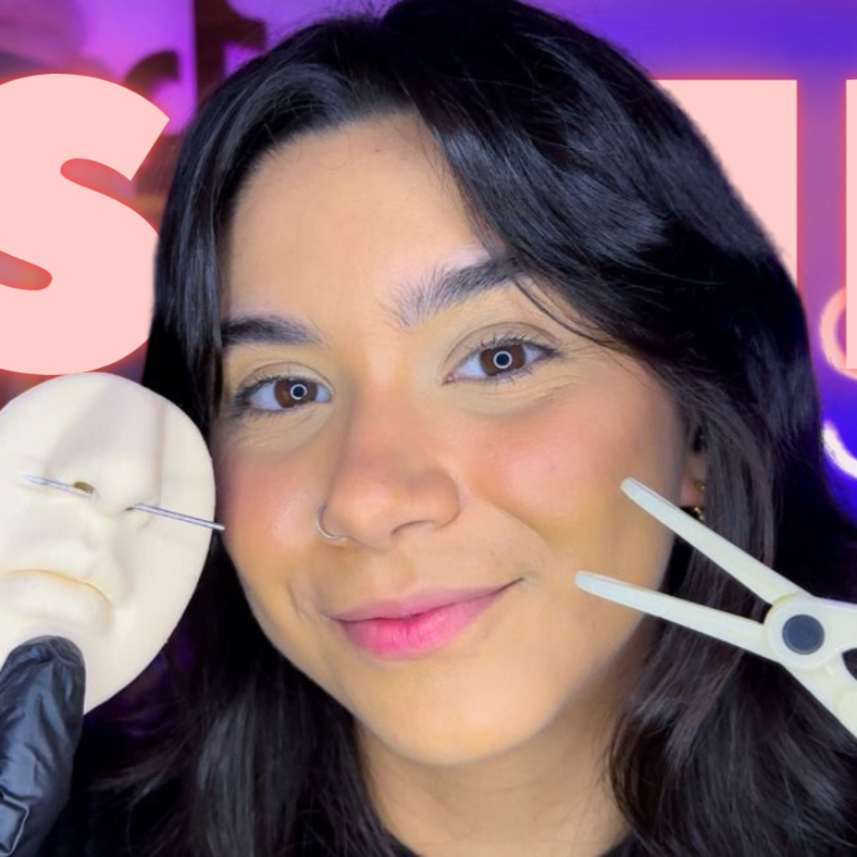 ASMR: COLOCANDO UM PIERCING NO SEU NARIZ 👃🏼 (Body Piercing Realista) episode artwork