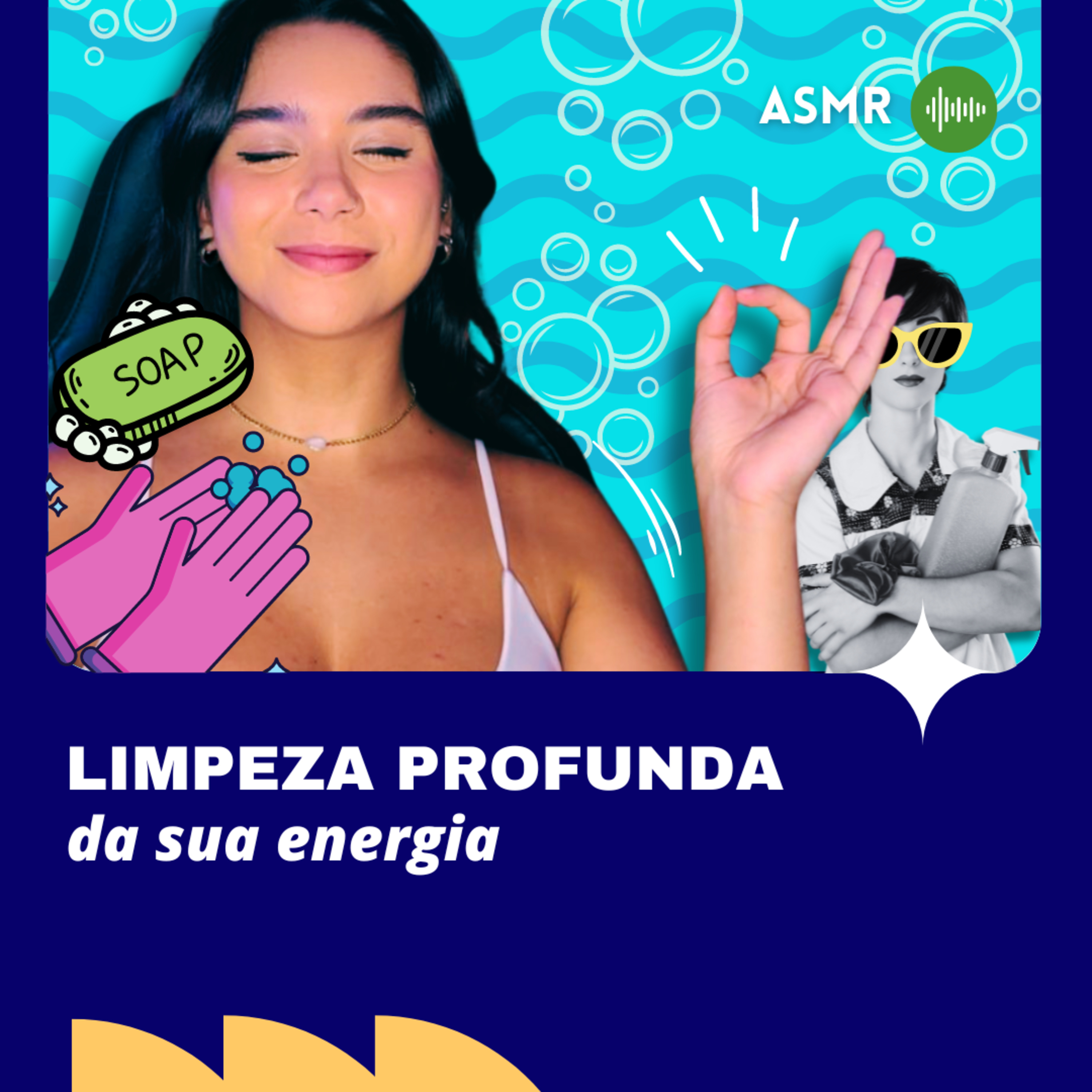 ASMR: LIMPEZA PROFUNDA da sua ENERGIA para RELAXAR episode artwork