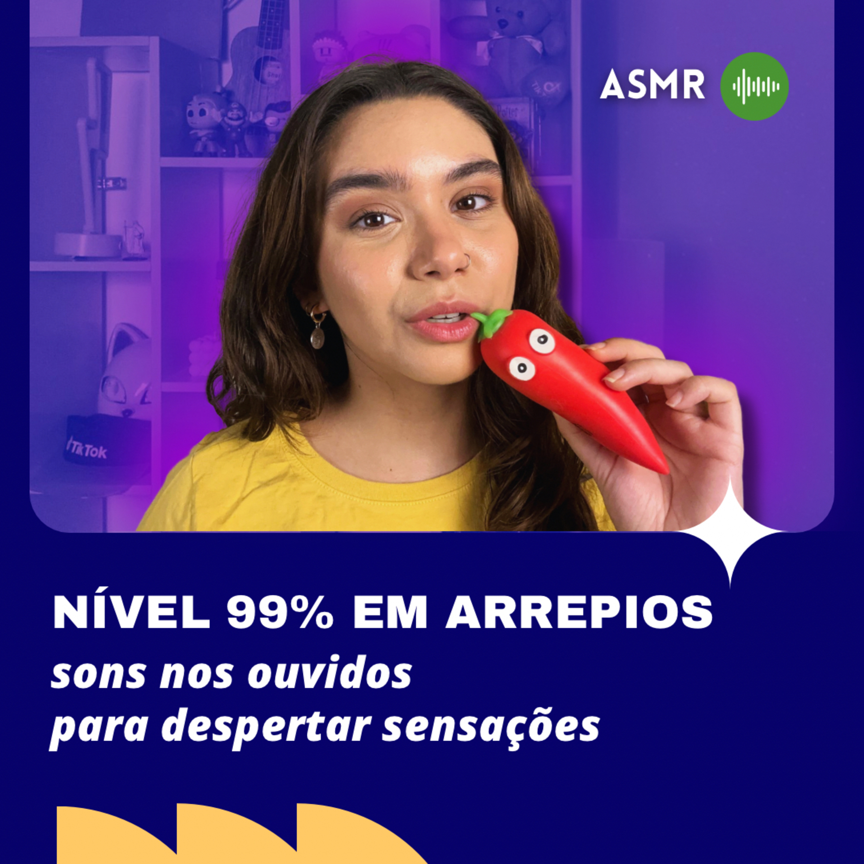 ASMR: NÍVEL 99% EM ARREPIOS (Sons Nos Ouvidos Para Despertar Sensações) episode artwork