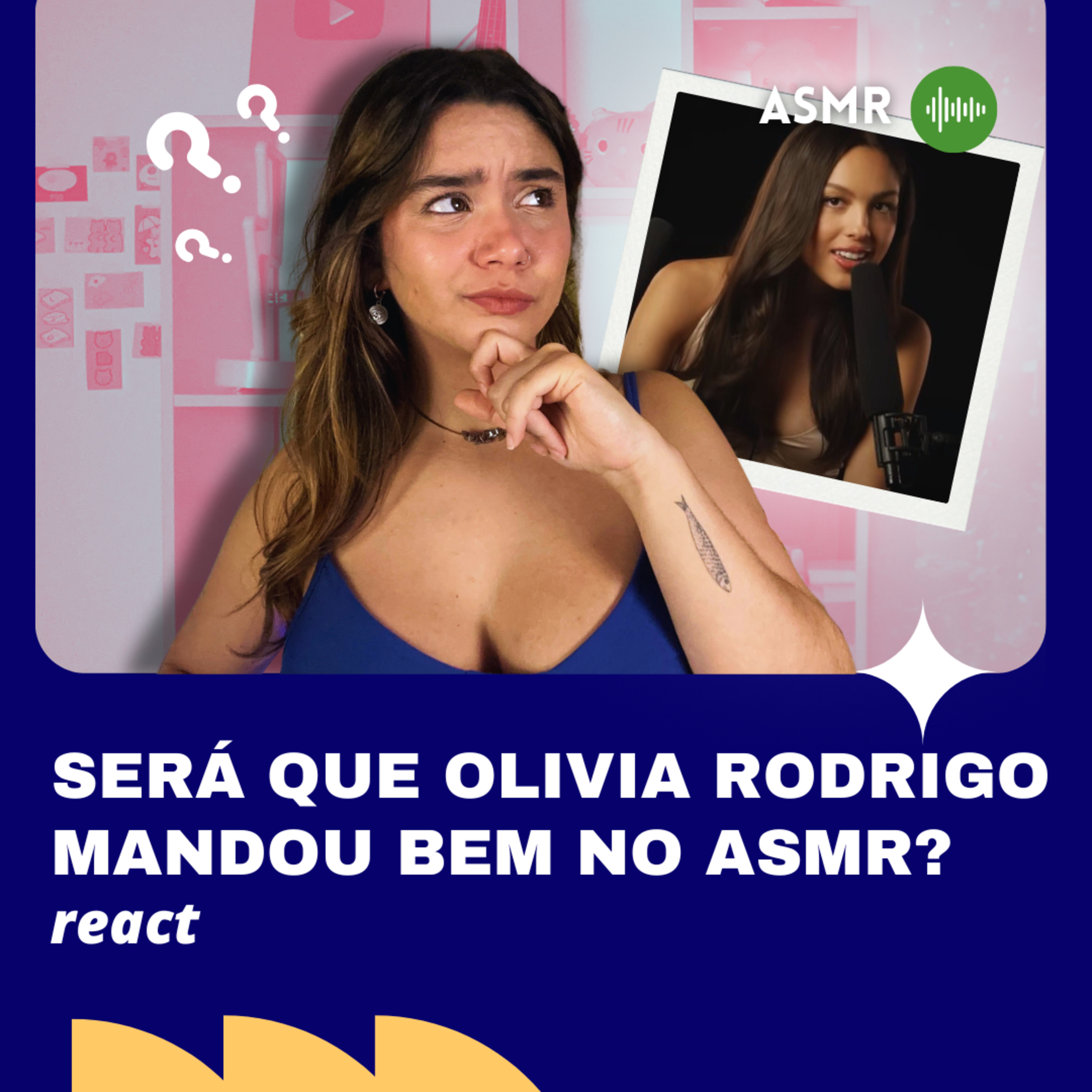 SERÁ QUE A OLIVIA RODRIGO MANDOU BEM NO ASMR? (react em asmr!) episode artwork