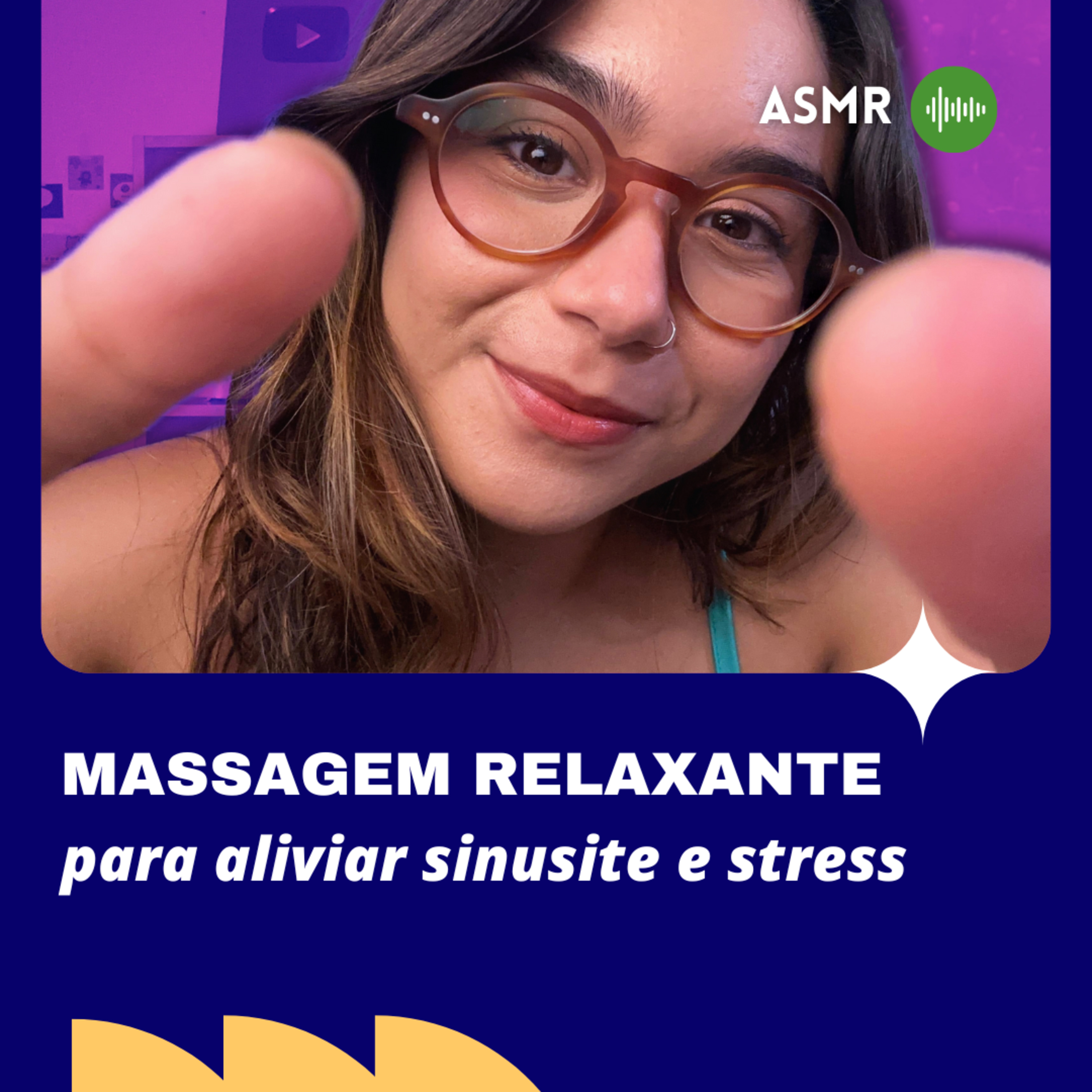Massagem Relaxante para Alívio da Sinusite 🤧 ASMR para Respirar Melhor  episode artwork