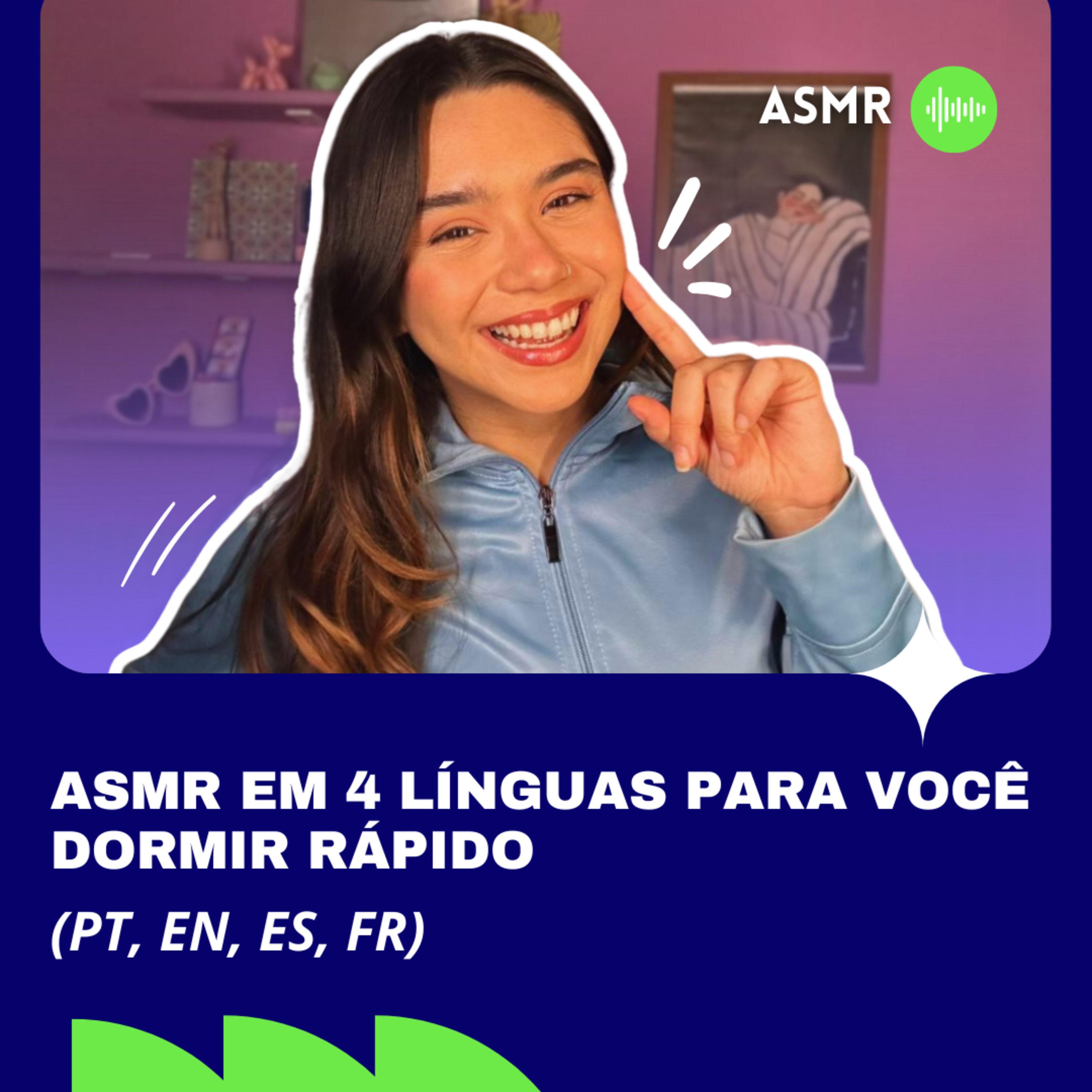 🌎 ASMR em 4 línguas para você dormir rápido (PT, EN, ES, FR) episode artwork