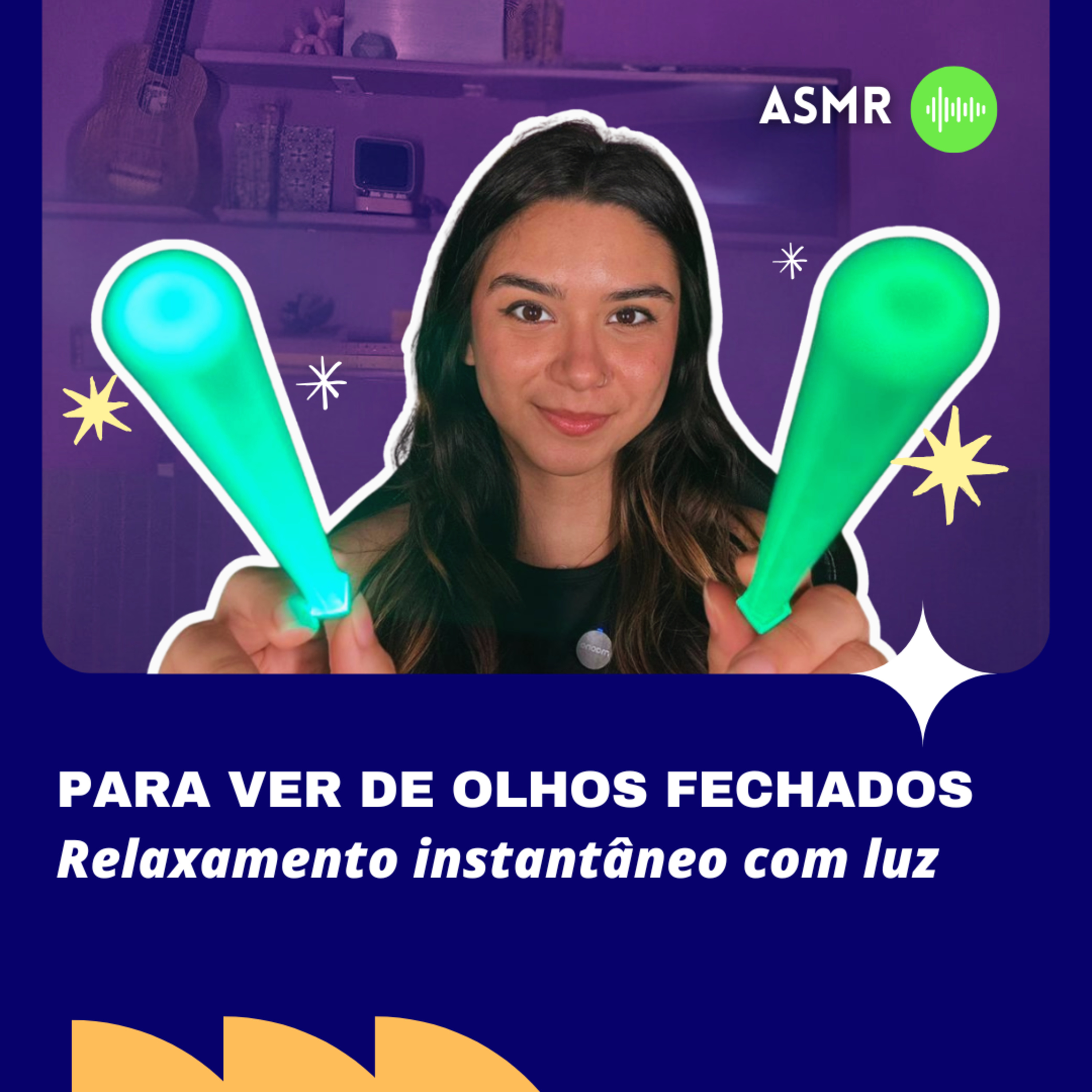 ASMR: Feche os Olhos e Siga a Luz! - Relaxamento Instantâneo 😴 episode artwork