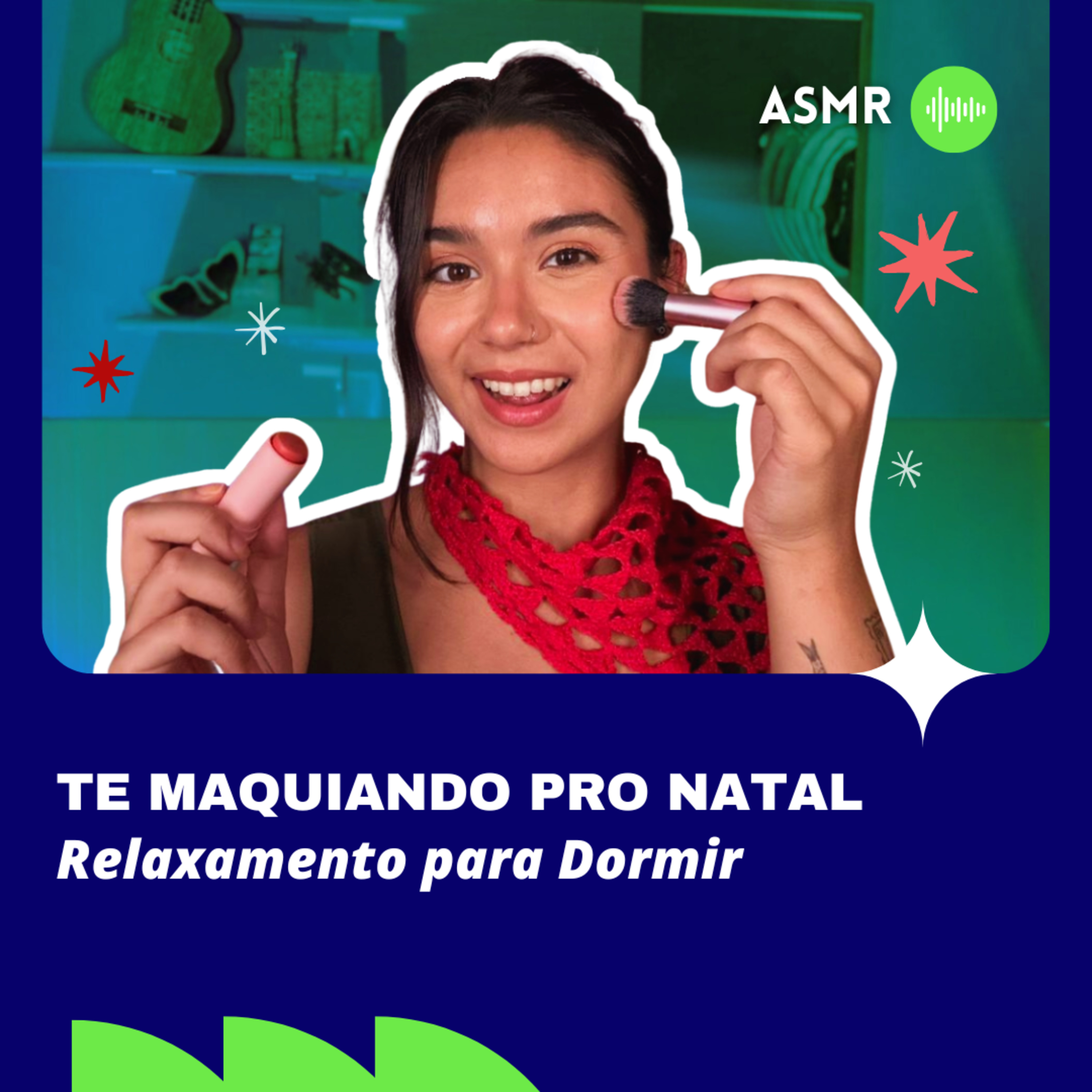 ASMR: Te Maquiando para o Natal 🎄💄✨ episode artwork