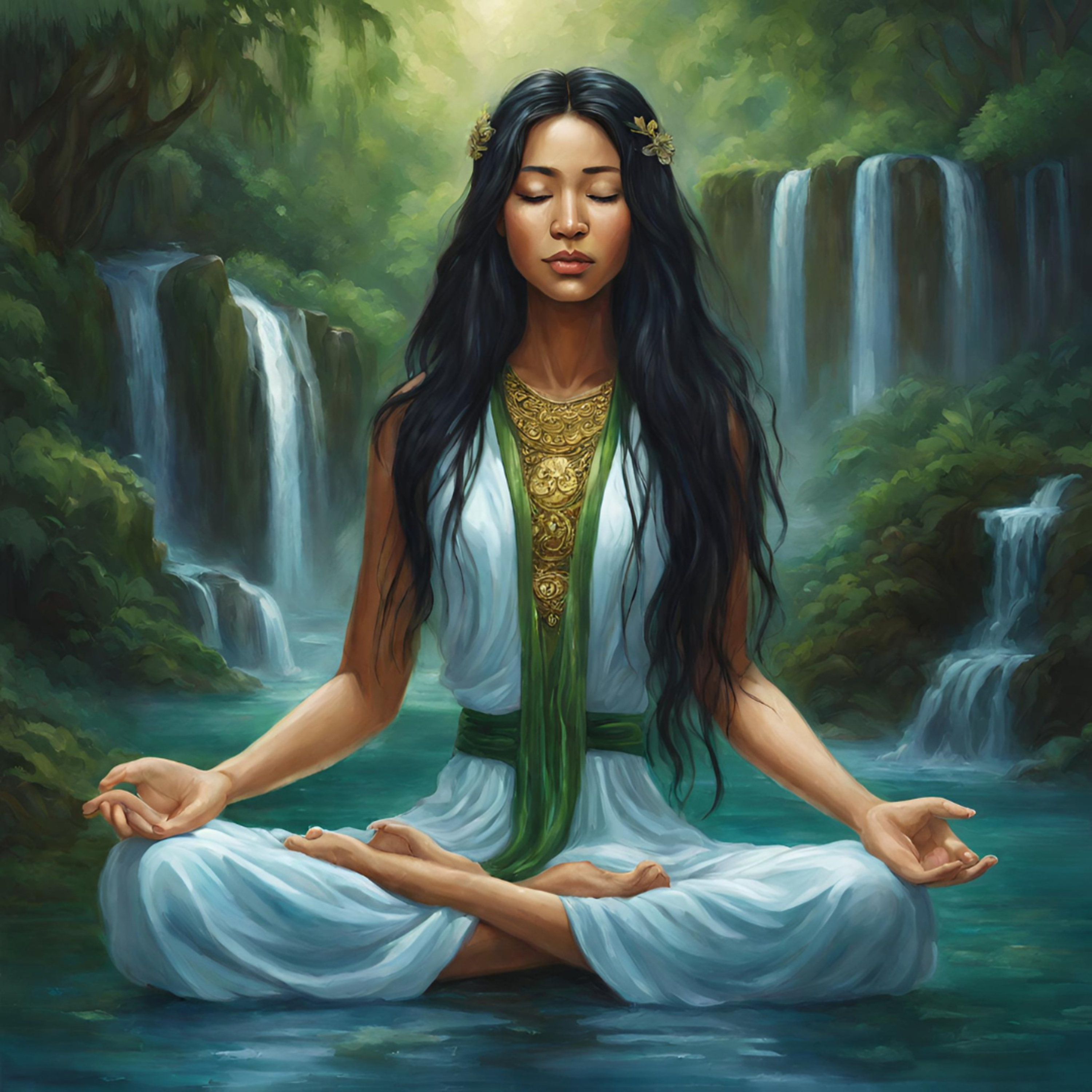 100 - Healing Meditation | Cleansing Waterfall Meditation for Deep Healing, Restoration & Peace episode artwork