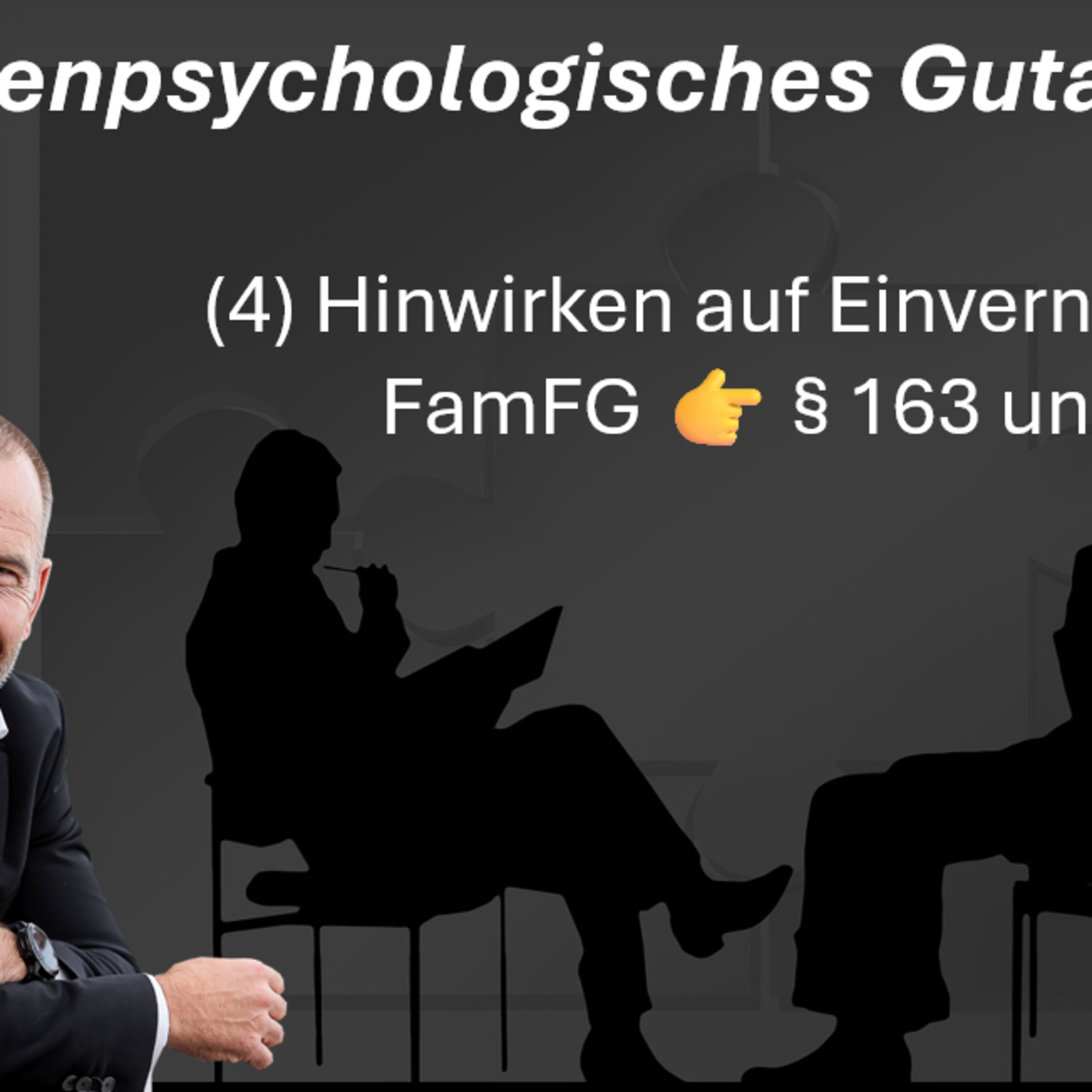 Familienpsychologische Gutachten (4) Hinwirken auf ein Einvernehmen nach FamFG 163 und 156 episode artwork