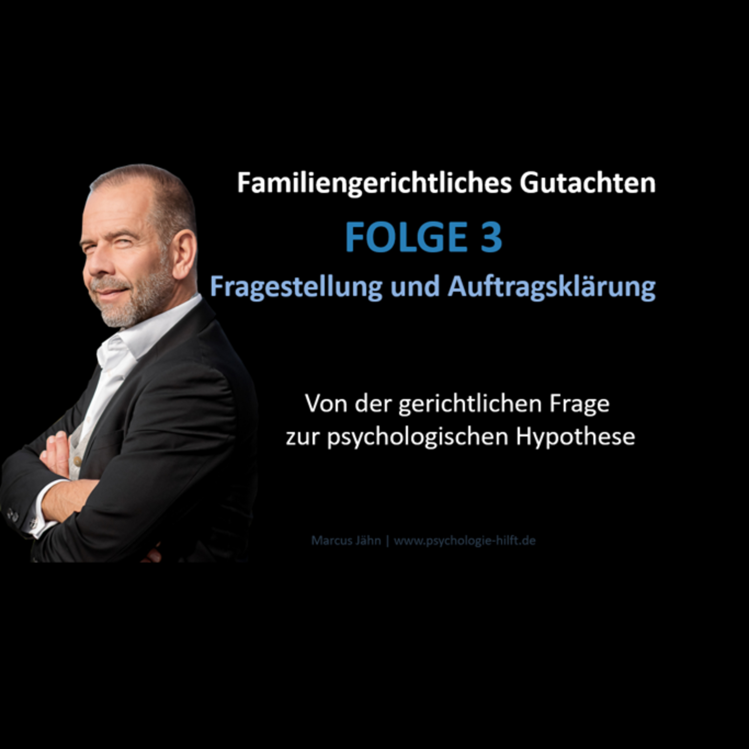 Familiengerichtliches Gutachten Folge 3 Von der gerichtlichen Frage zur psychologischen Hypothese episode artwork