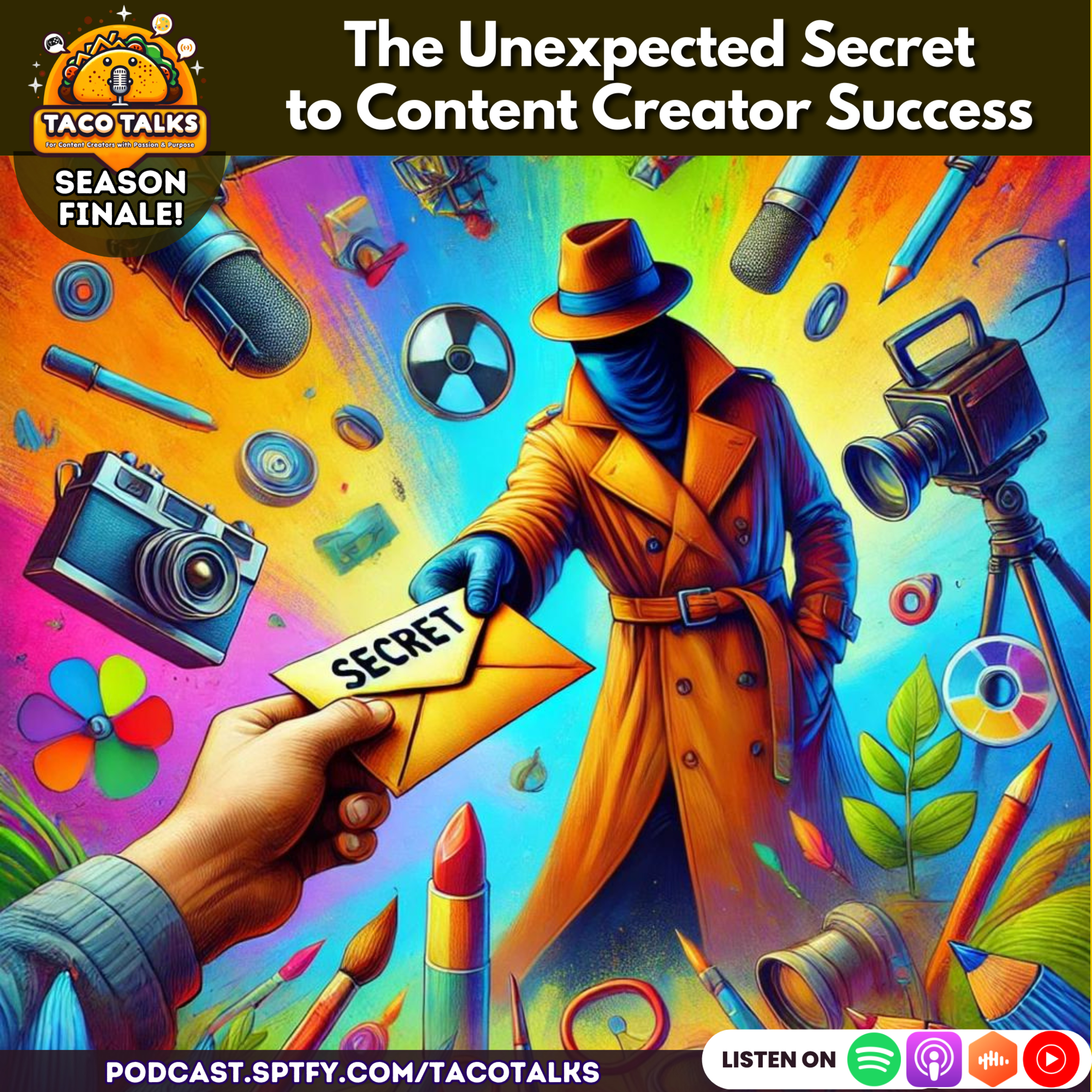 Season 1 Finale: The Unexpected Secret to Success as a Content Creator episode artwork