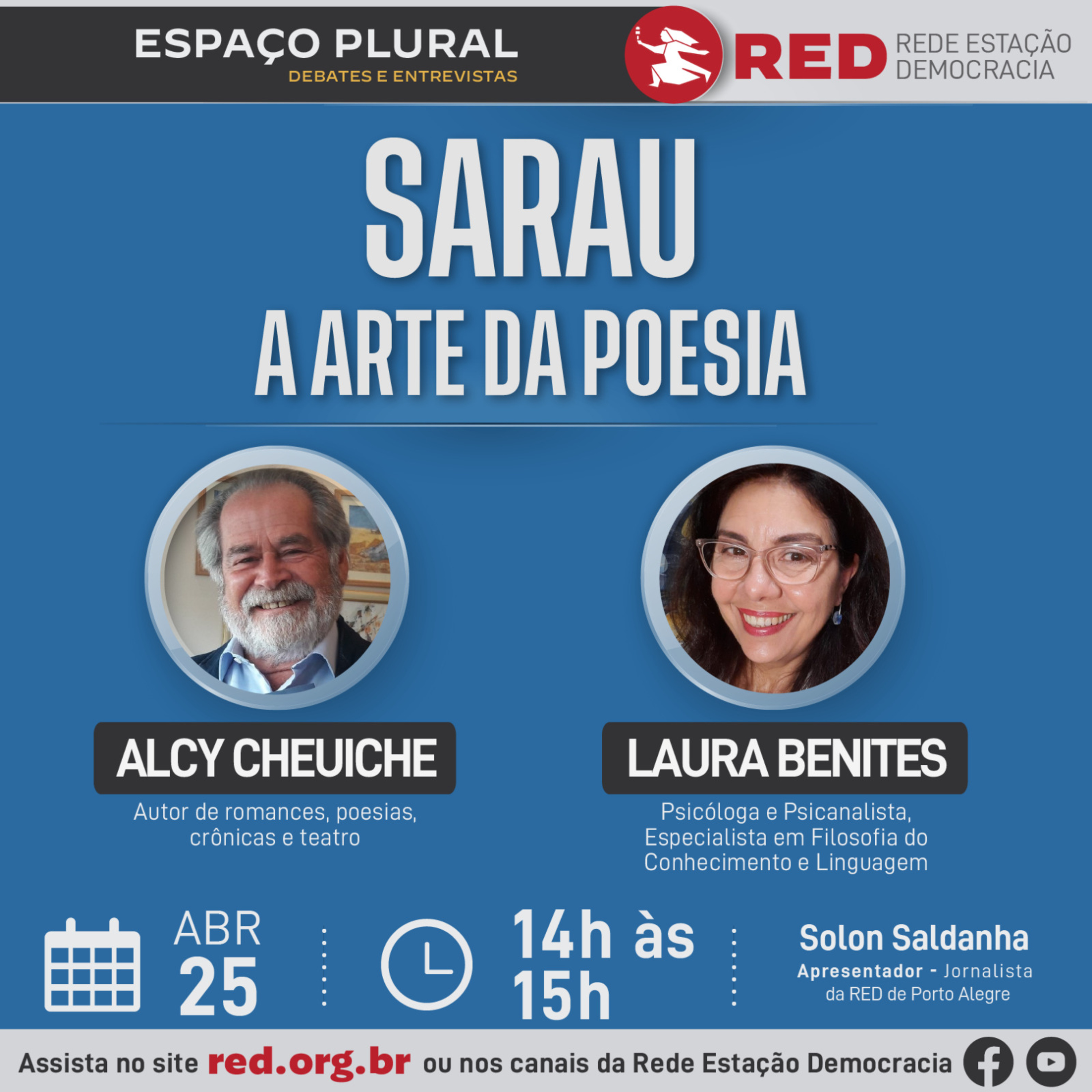 Espaço Plural, Debates e Entrevistas 25/04/2023 episode artwork